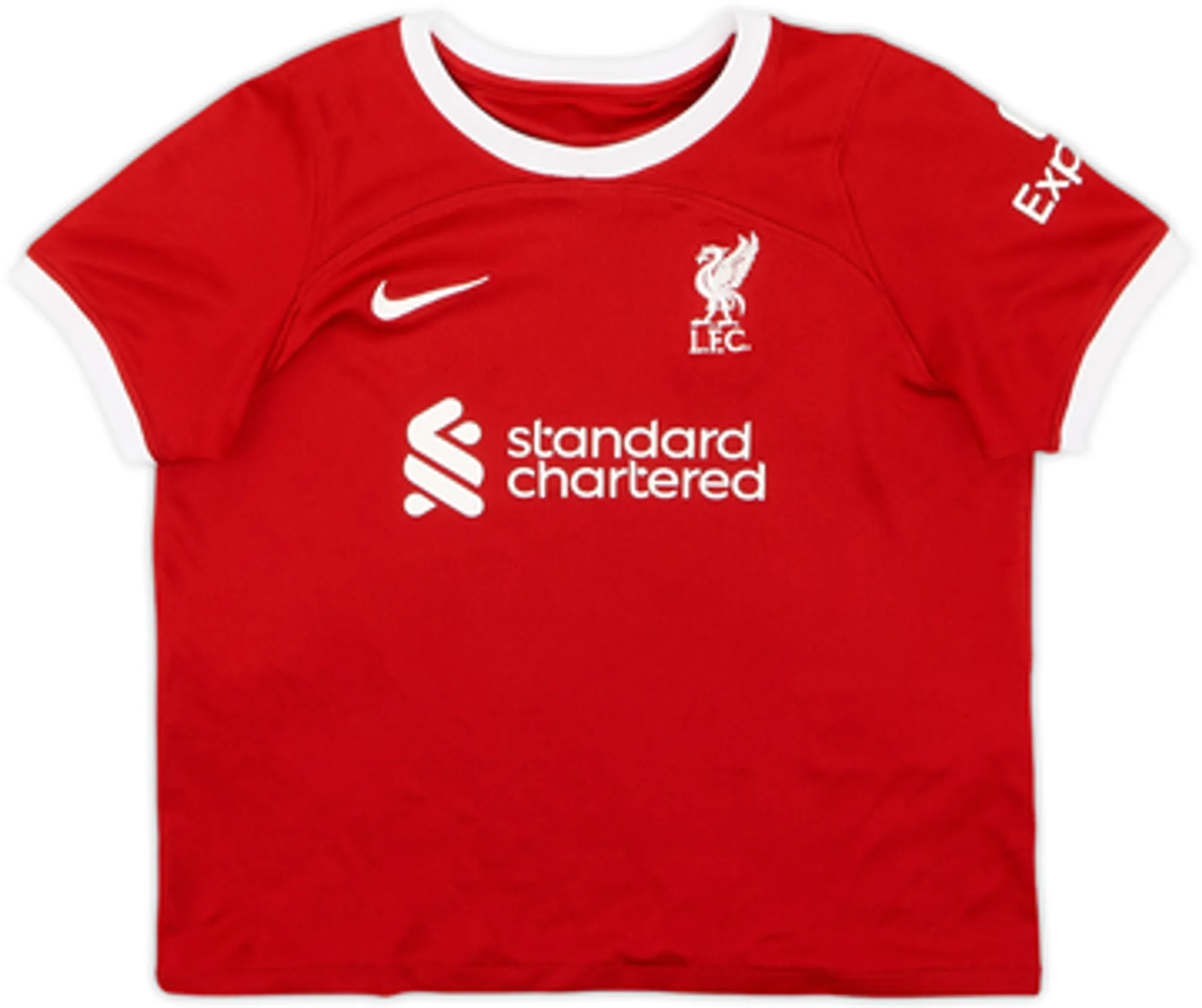 2023-24 Liverpool Home Shirt & Shorts - 9/10 - (S.Boys)