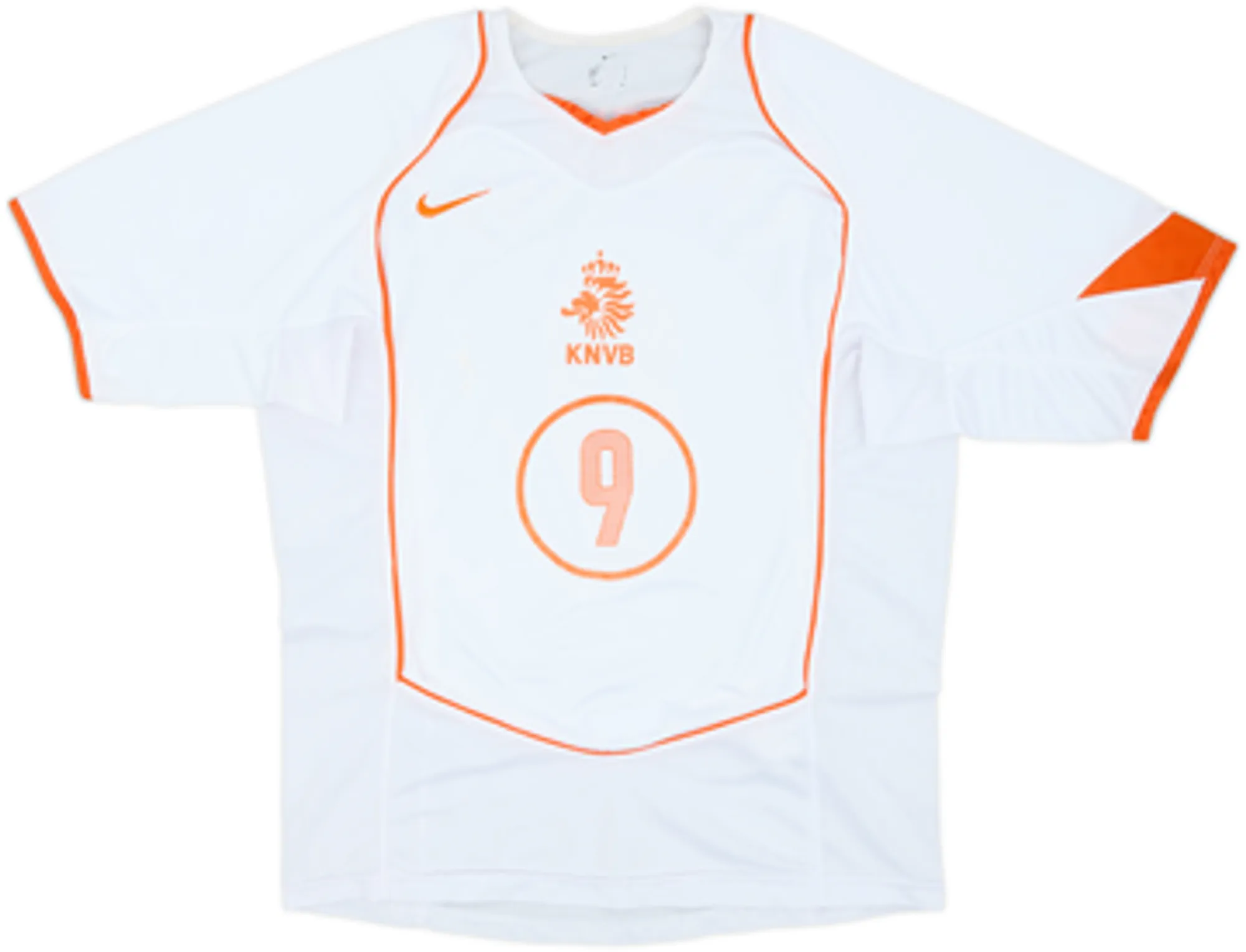 2004-06 Netherlands Away Shirt V.Nistelrooy #9 - 6/10 - (M)