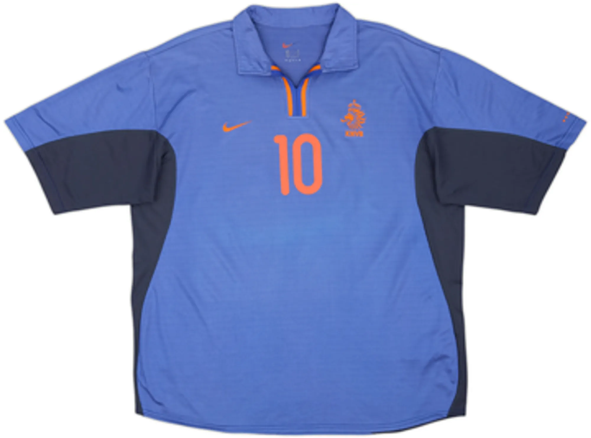 2000-02 Netherlands Away Shirt Bergkamp #10 - 6/10 - (L)