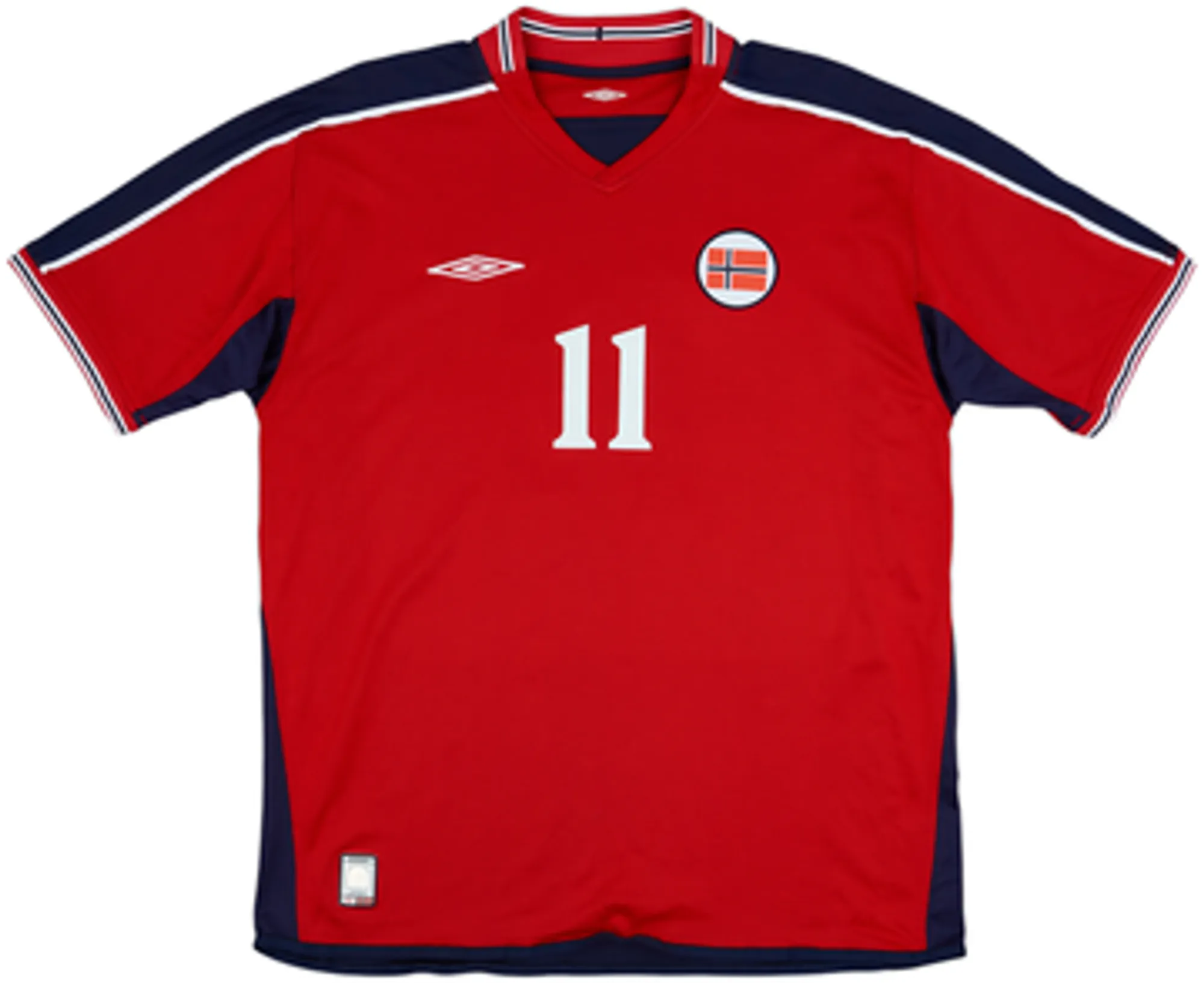 2003-04 Norway Home Shirt Iversen #11 - 8/10 - (L)