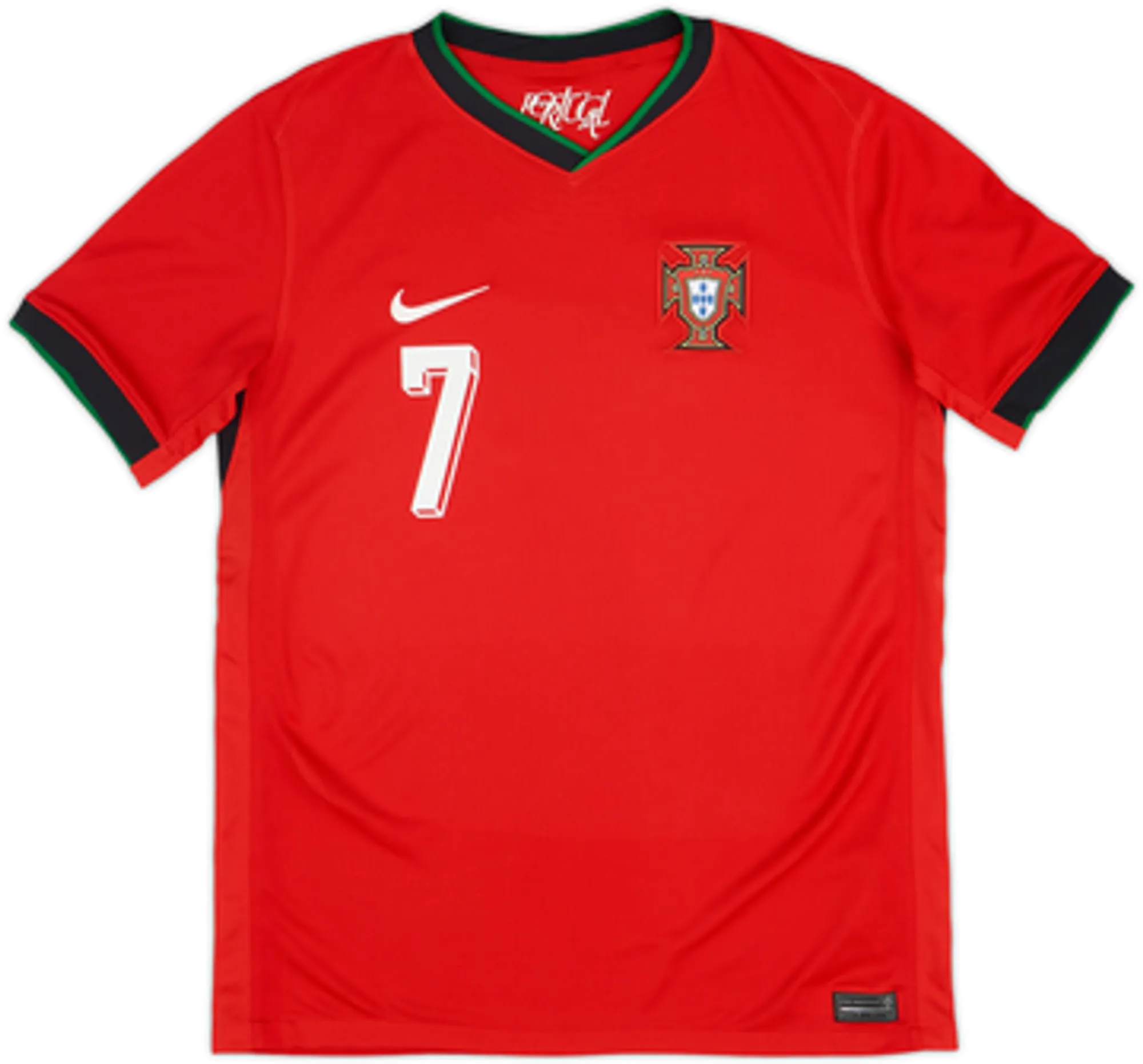2024-25 Portugal Home Shirt Ronaldo #7 - 8/10 - (XL.Boys)