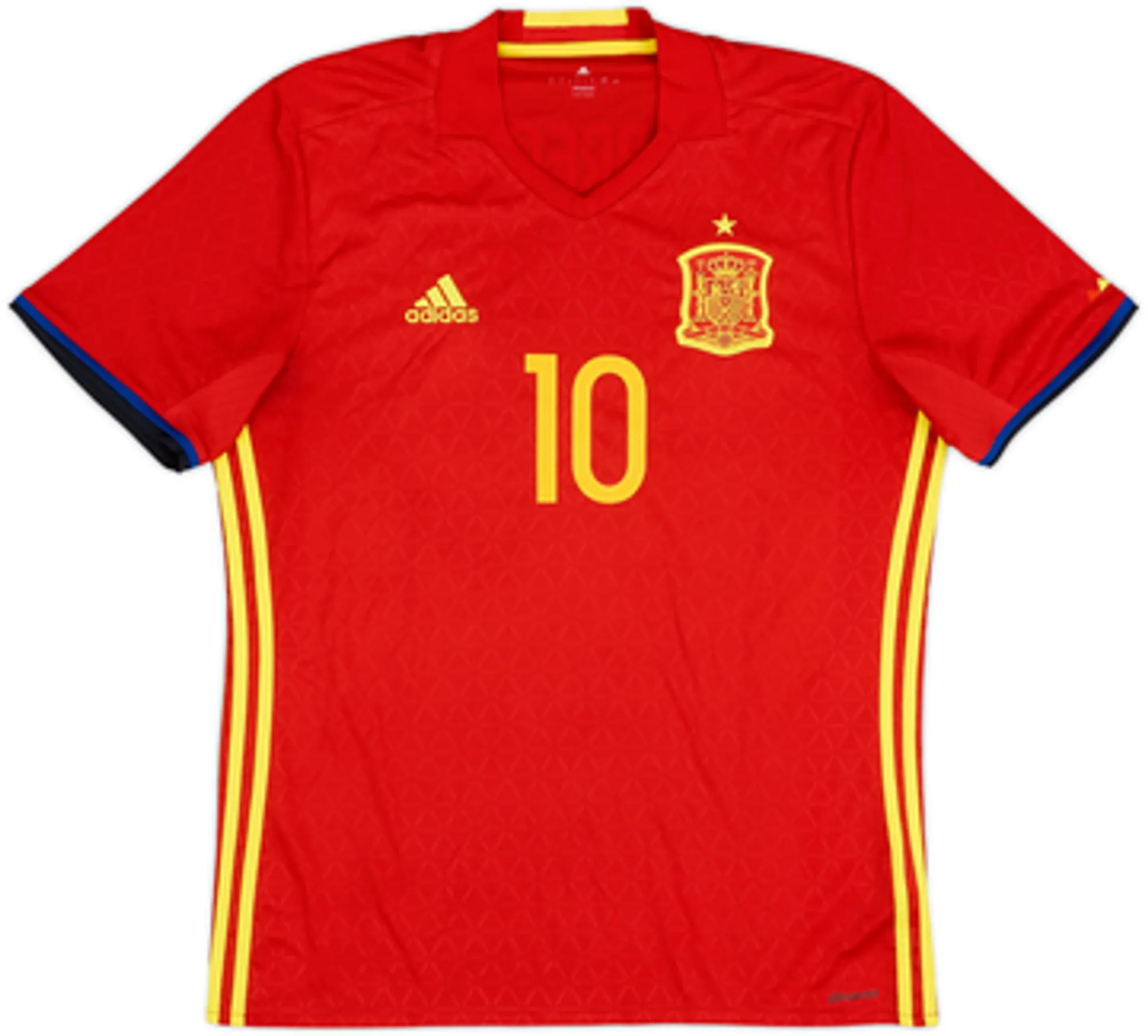 2016-17 Spain Home Shirt Fabregas #10 - 7/10 - (L)