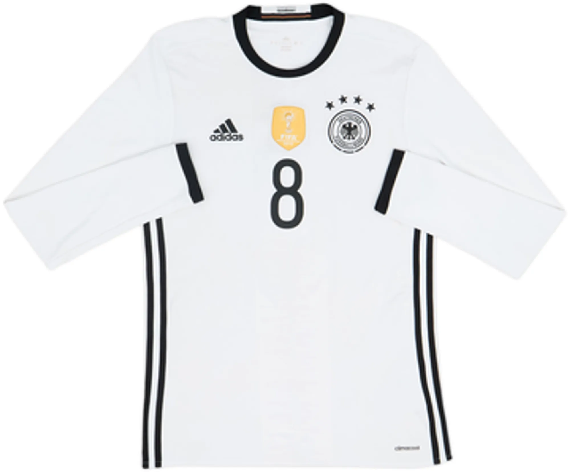 2015-16 Germany Home L/S Shirt Ozil #8 - 6/10 - (S)