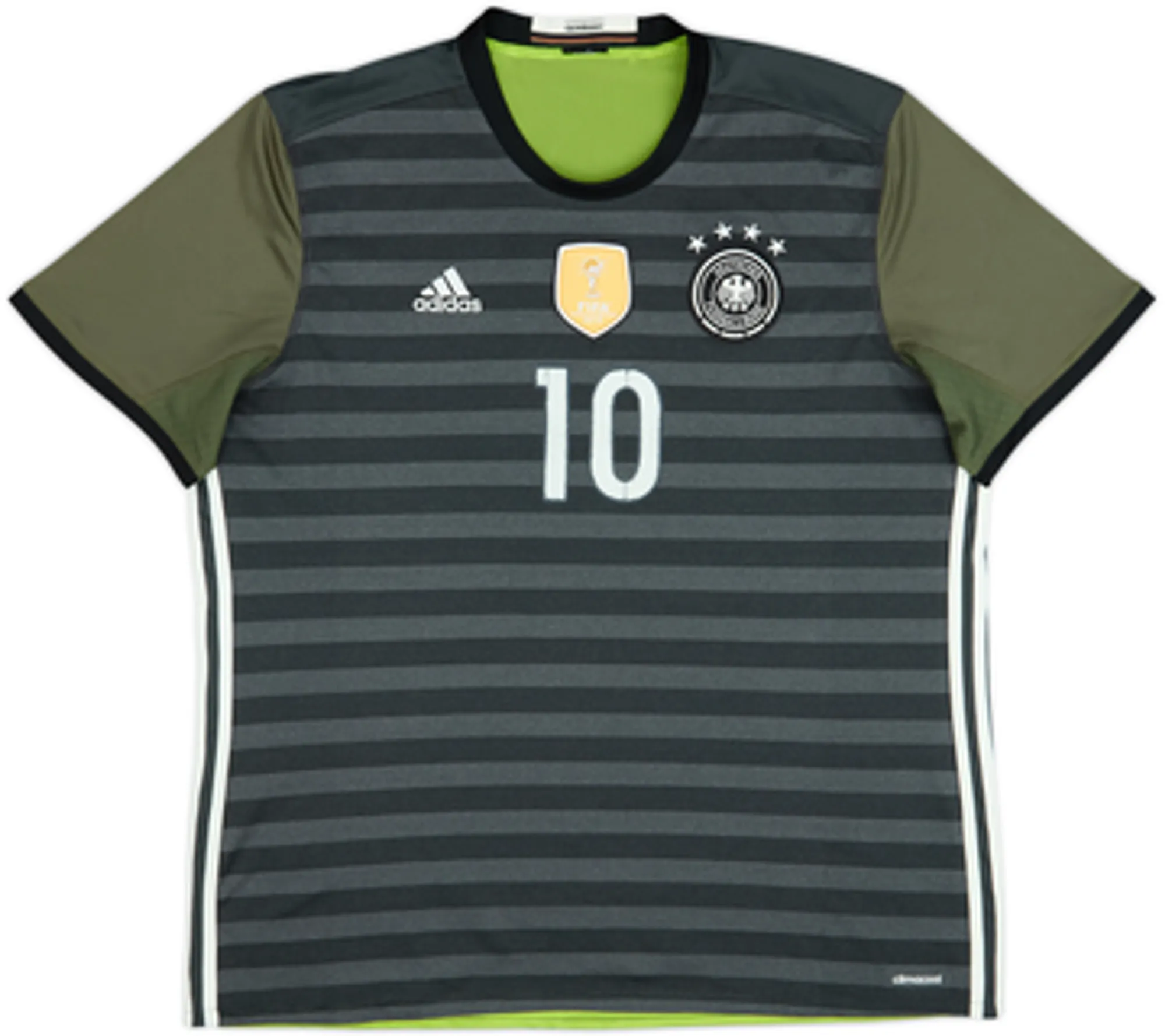 2015-17 Germany Away Shirt Podolski #10 - 8/10 - (XXL)