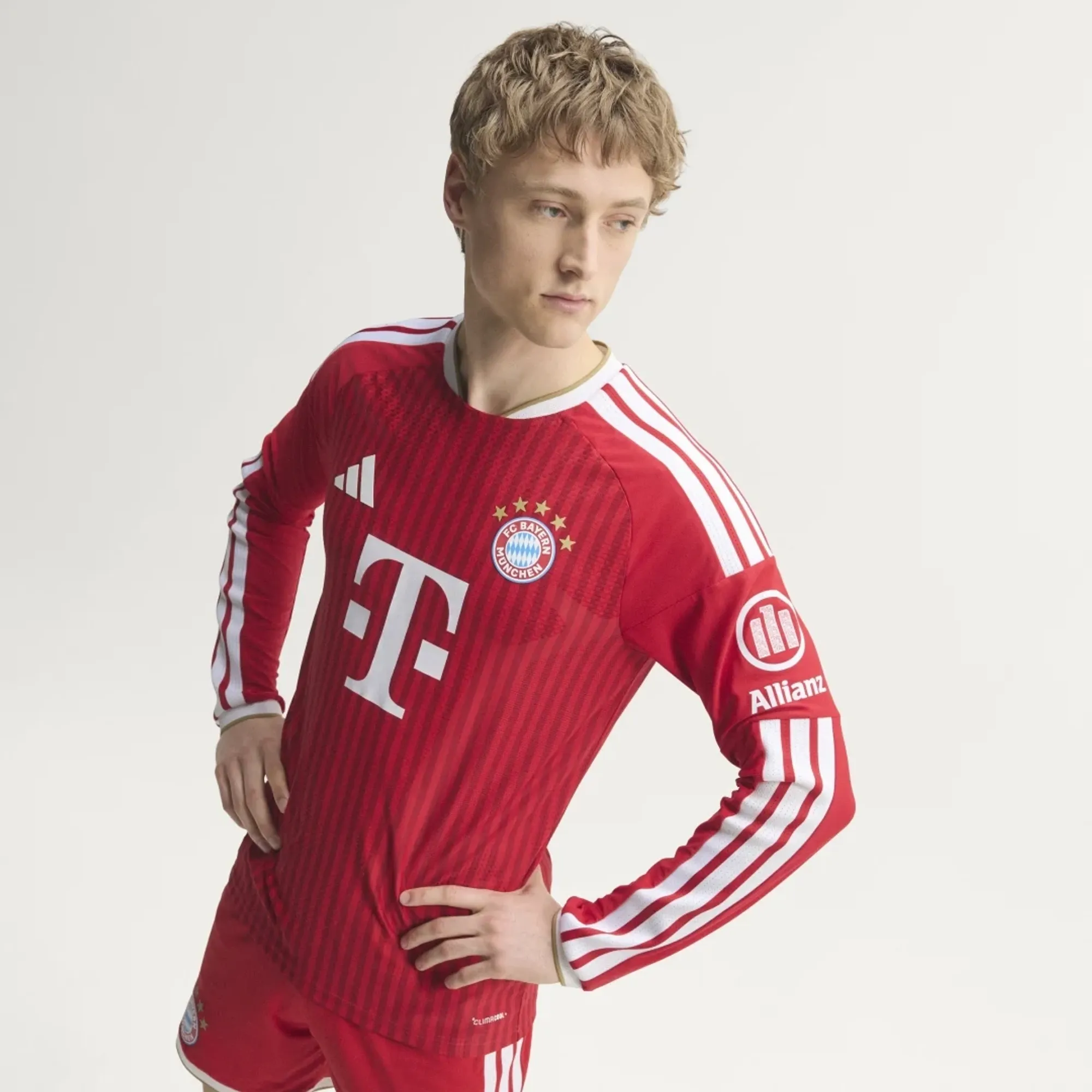 adidas FC Bayern 26/27 Home Authentic Jersey Long Sleeve