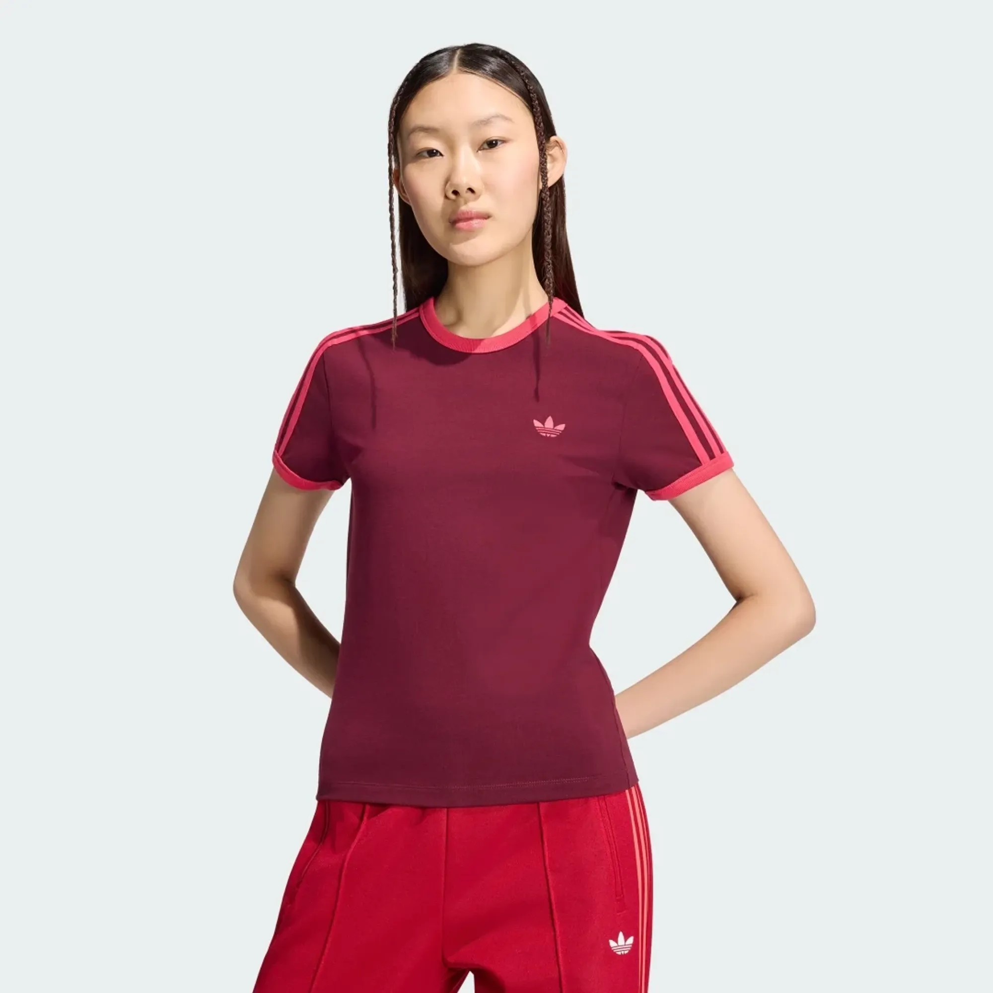 adidas 3 STRIPES SLIM T-Shirt