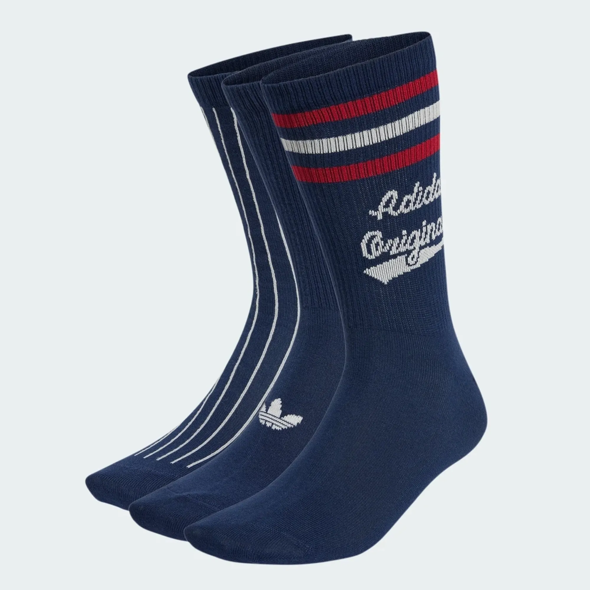 adidas RETRO SPORT CREW SOCKS 2 PAIRS