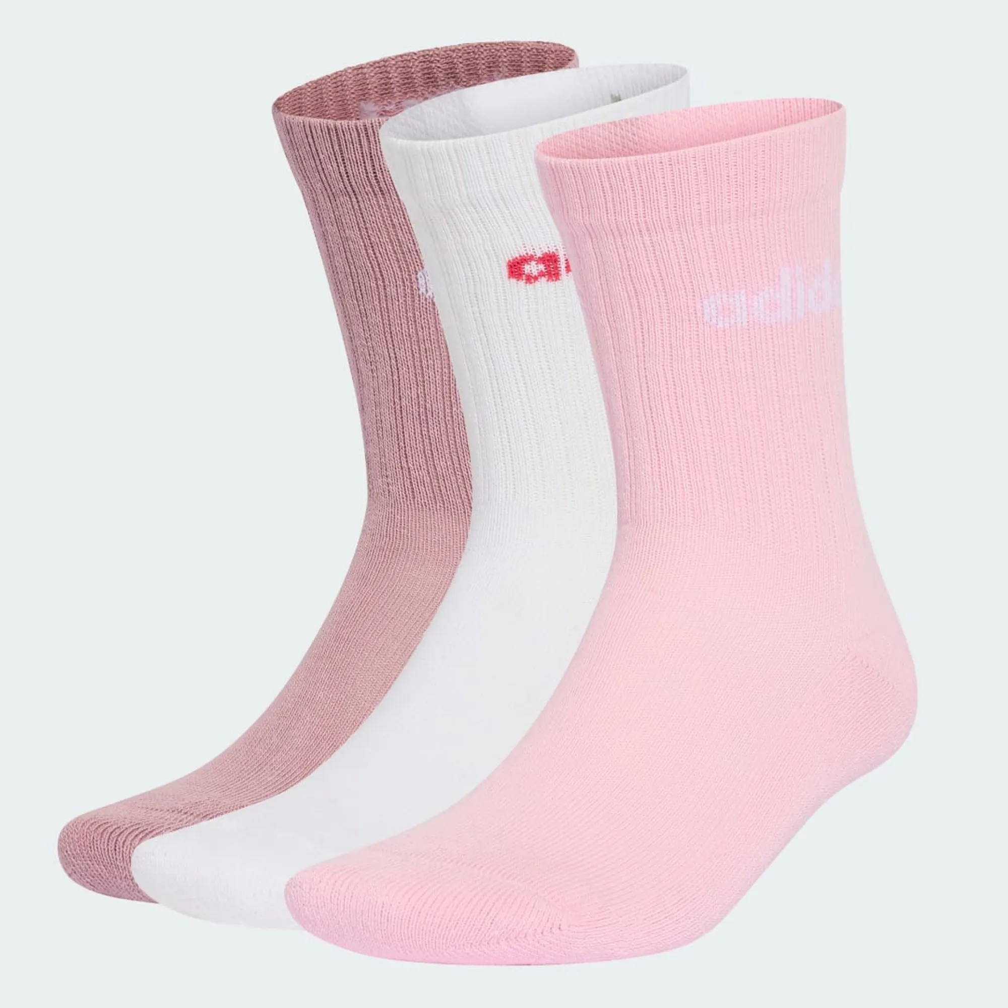 adidas Linear Crew Cushioned Socks 3 Pairs