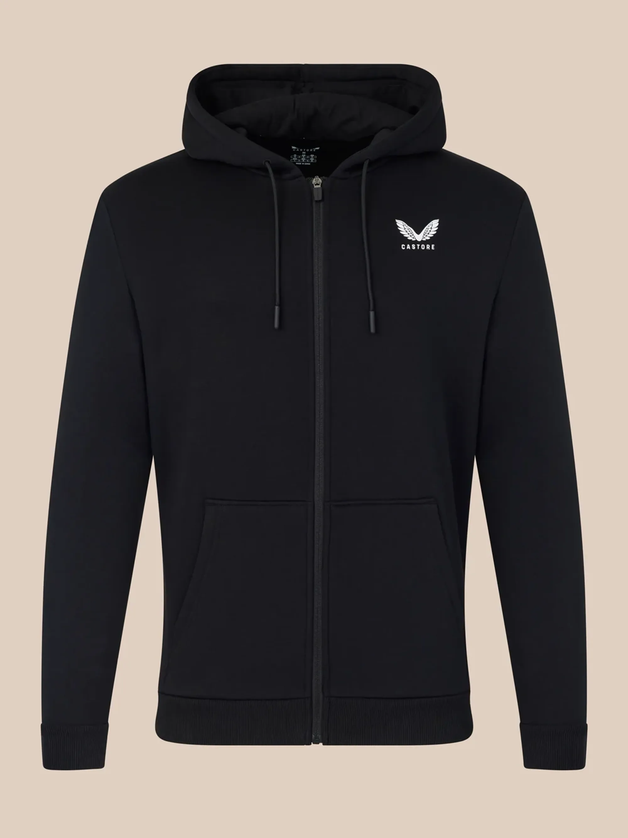 Castore Men's Full Zip Hoodie - Black