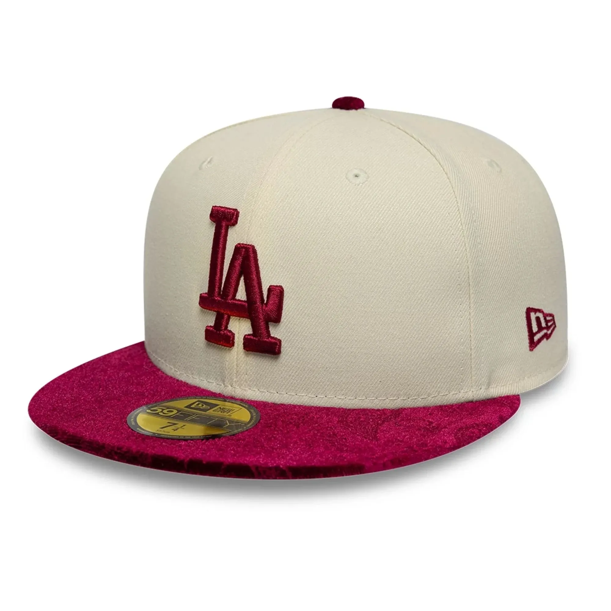 LA Dodgers MLB Paisley Visor Cream 59FIFTY Fitted Cap New Era Cap adult unisex