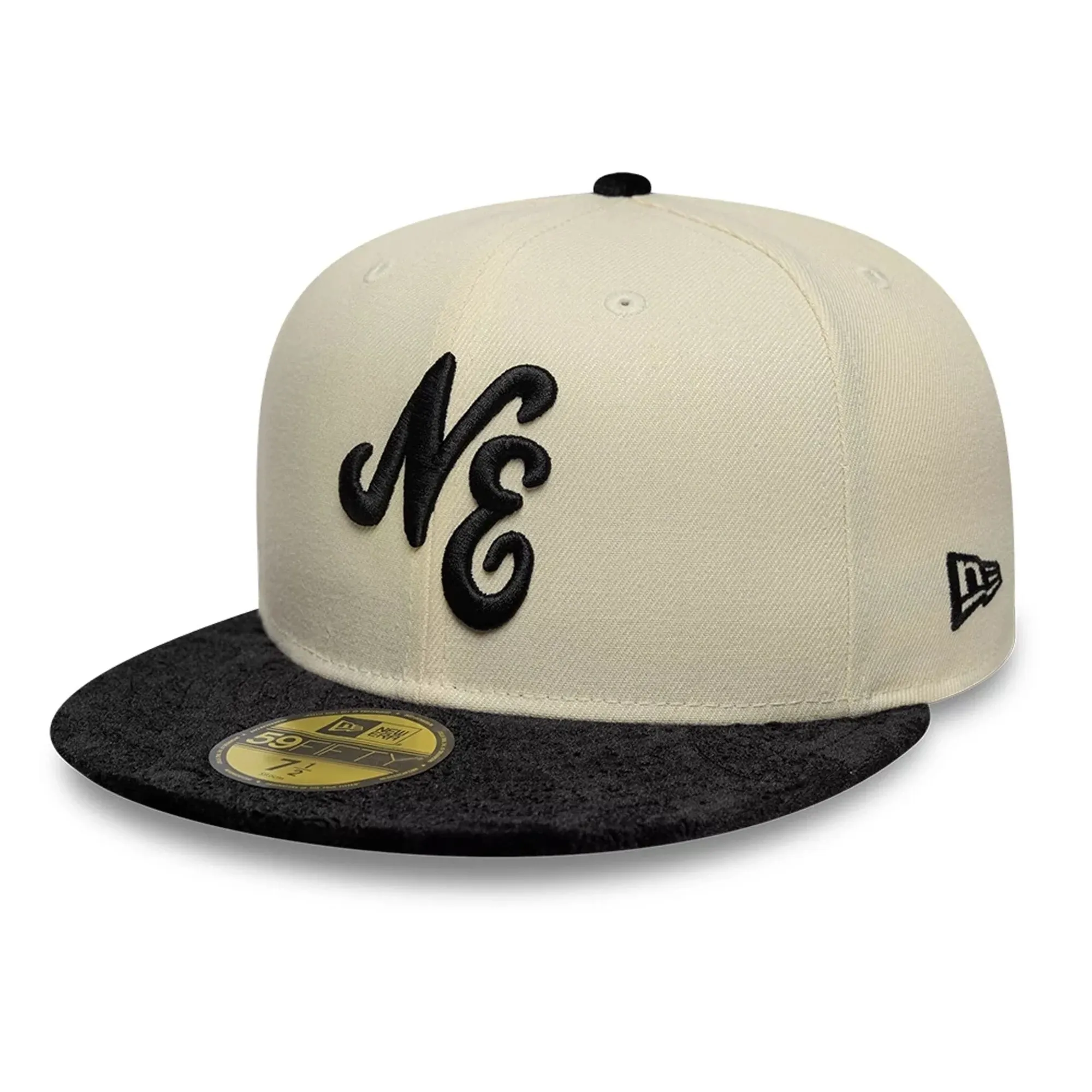 New Era Paisley Visor Light Beige 59FIFTY Fitted Cap adult unisex