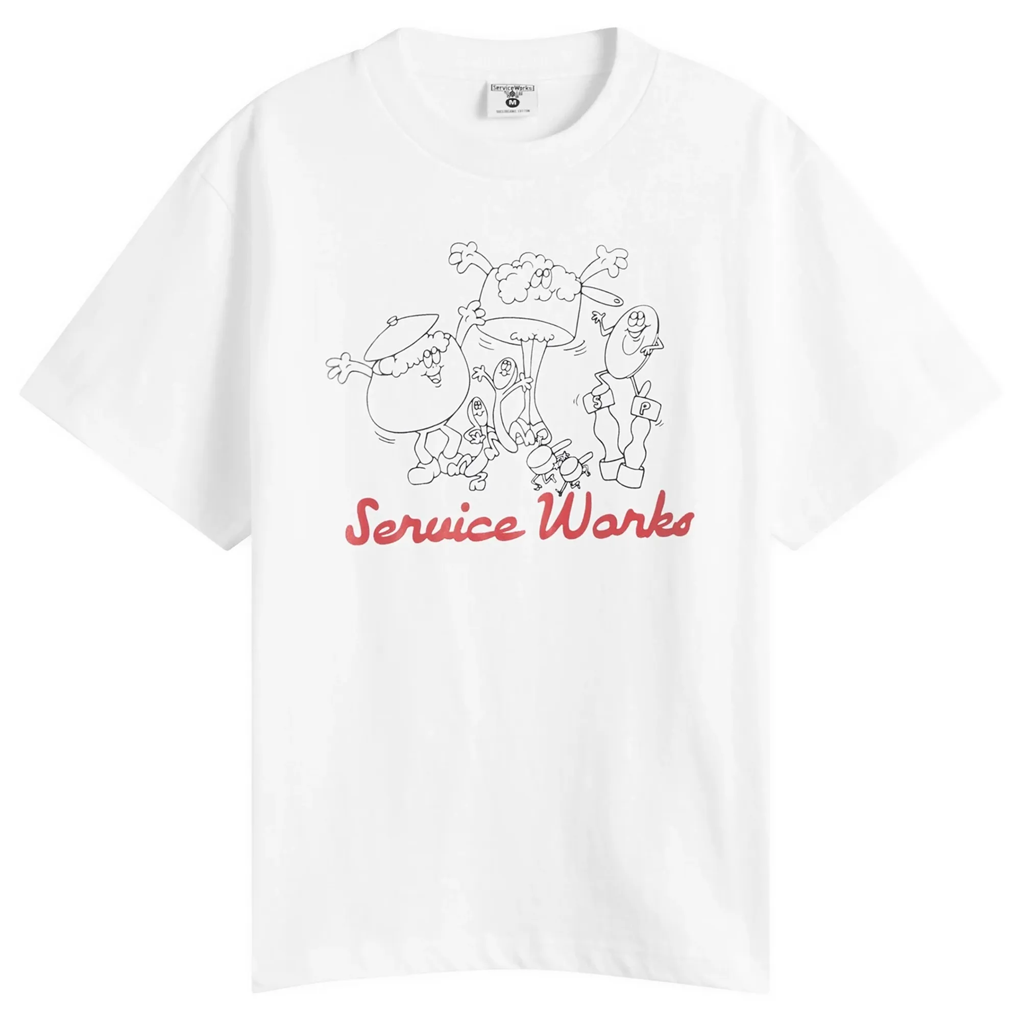 Service Works Men's Pots & Pans T-Shirt White