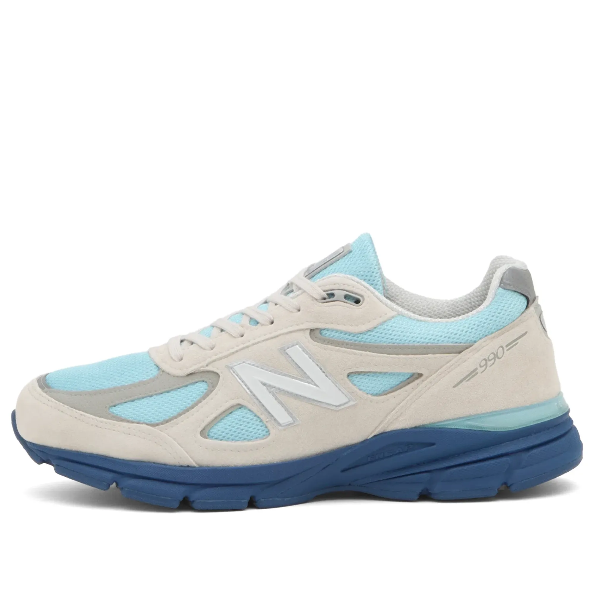 New Balance 990v4 Sneaker Moonbeam/Magic Blue
