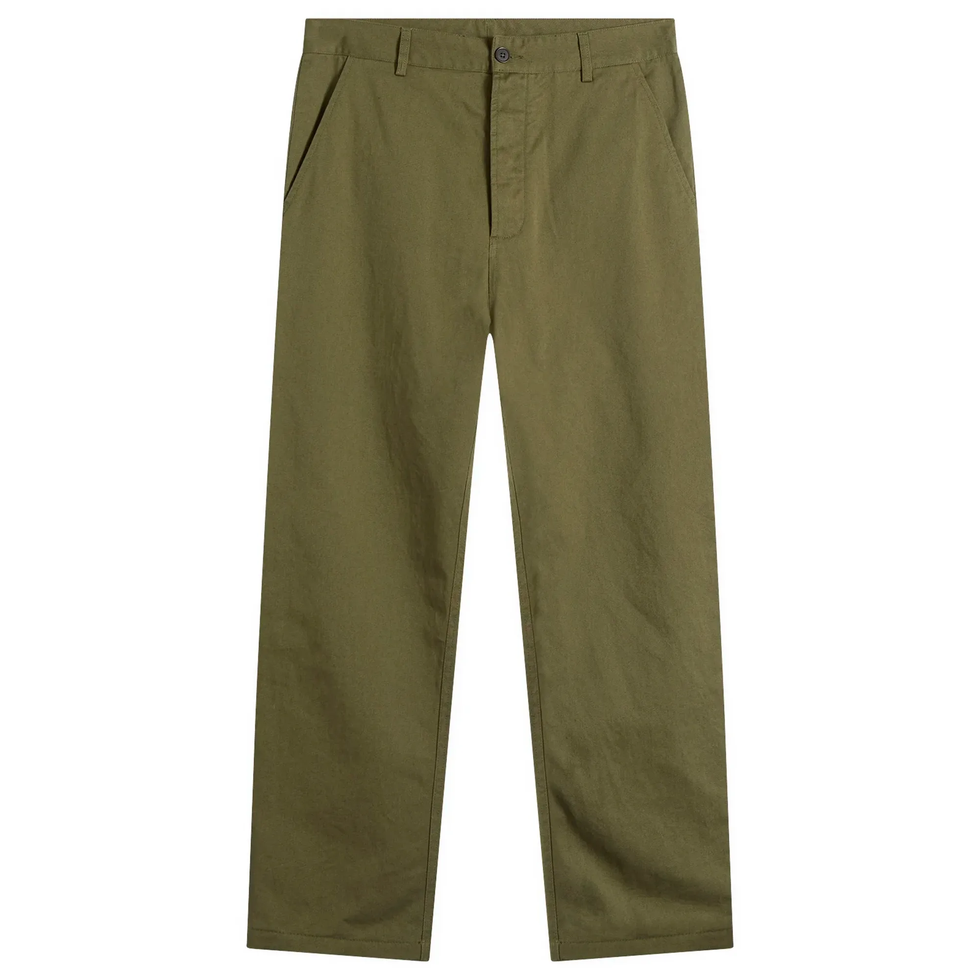 Universal Works Men's Twill Military Chino Light Olive