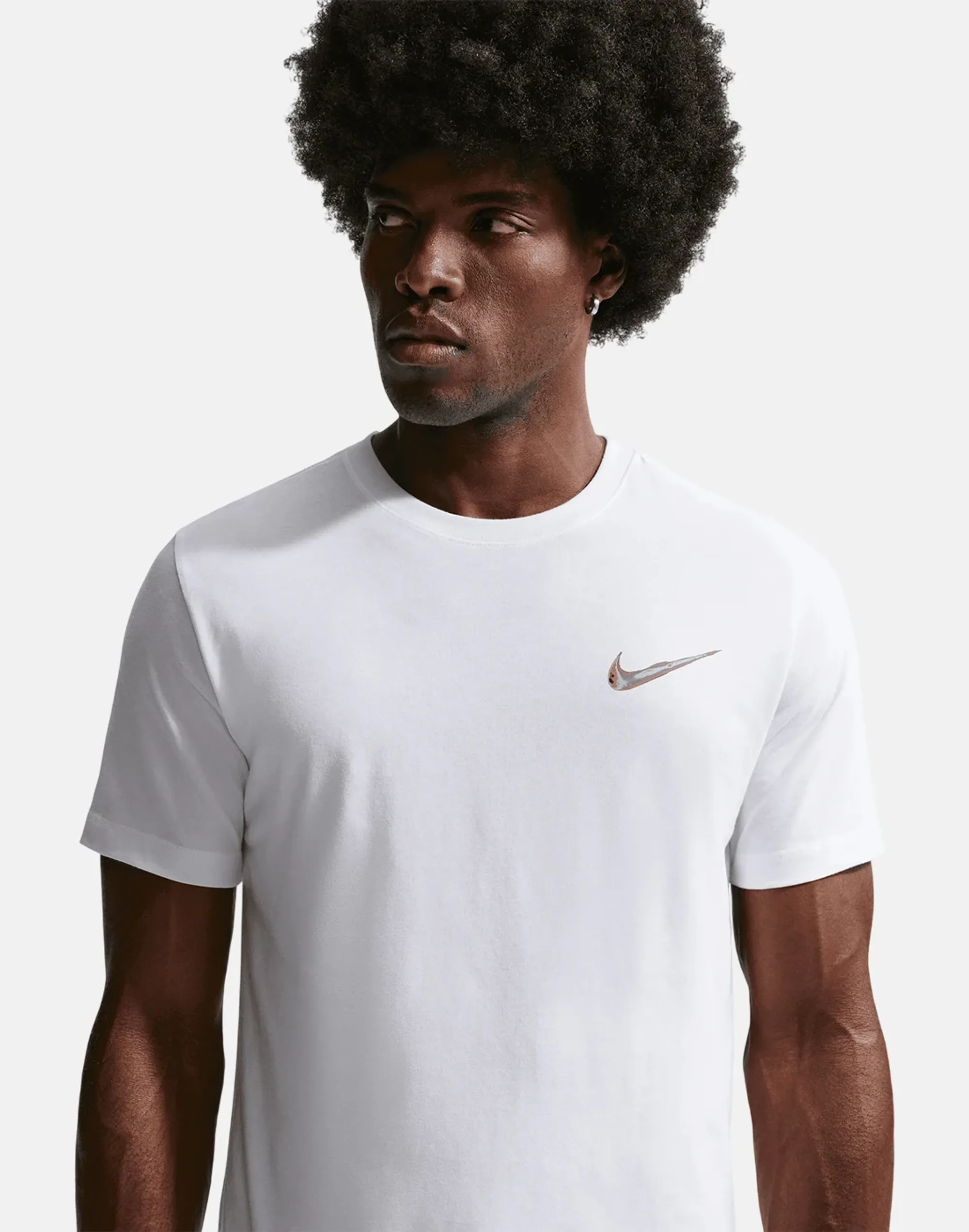 Men's Nike Just Do It T-Shirt in White 