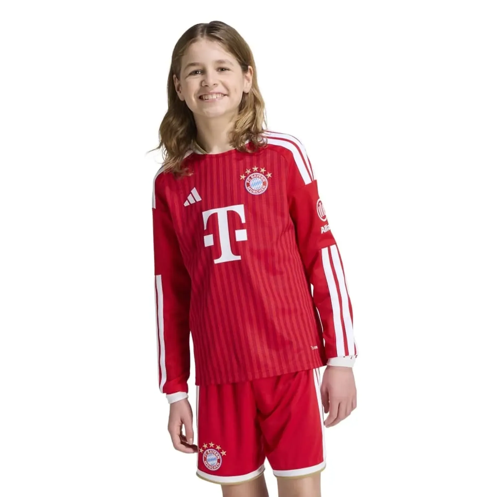 Adidas Fc Bayern Munich 26/27 Jersey Home Junior Long Sleeve T-shirt