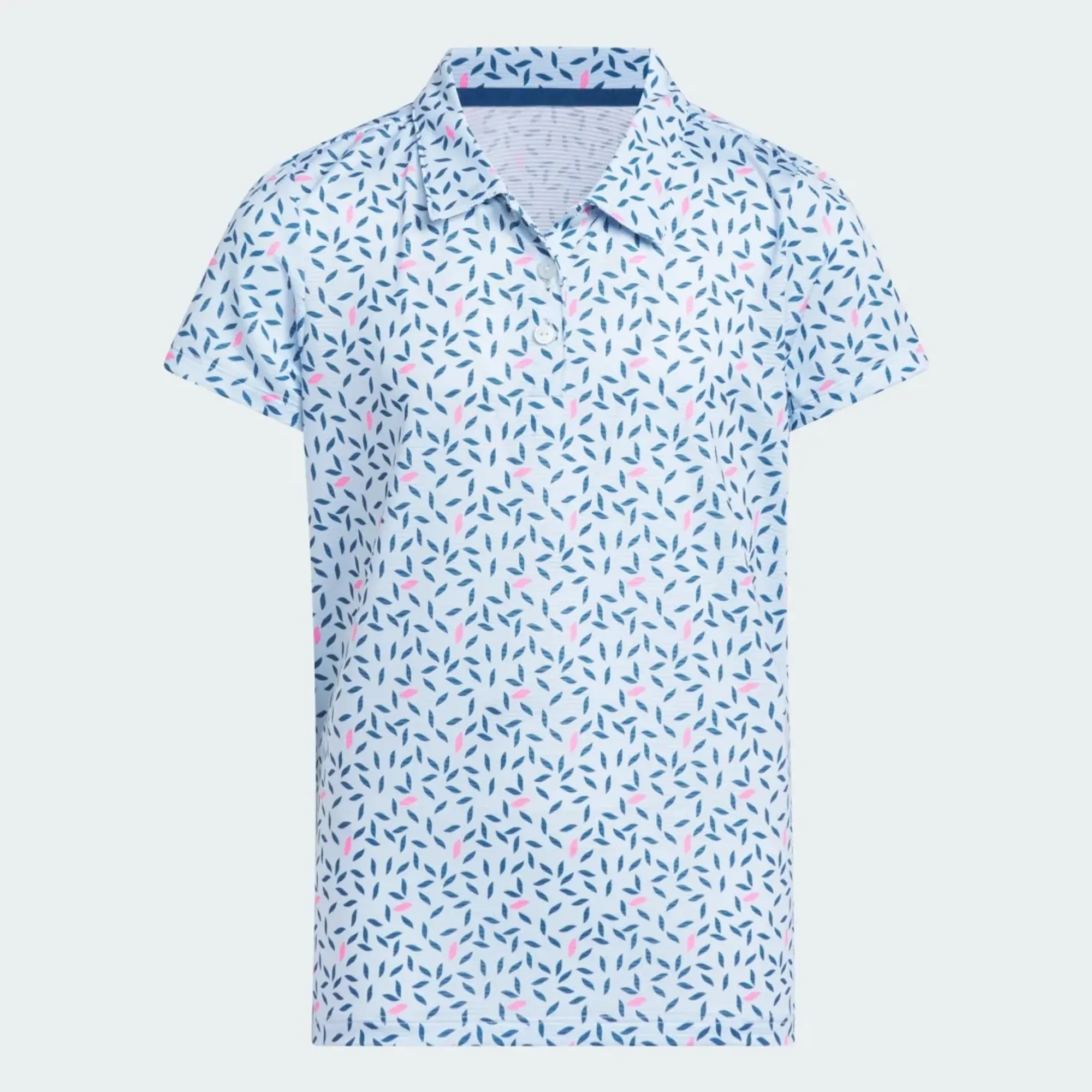 adidas GIRLS SHORT SLEEVE PRINTED POLO SHIRT