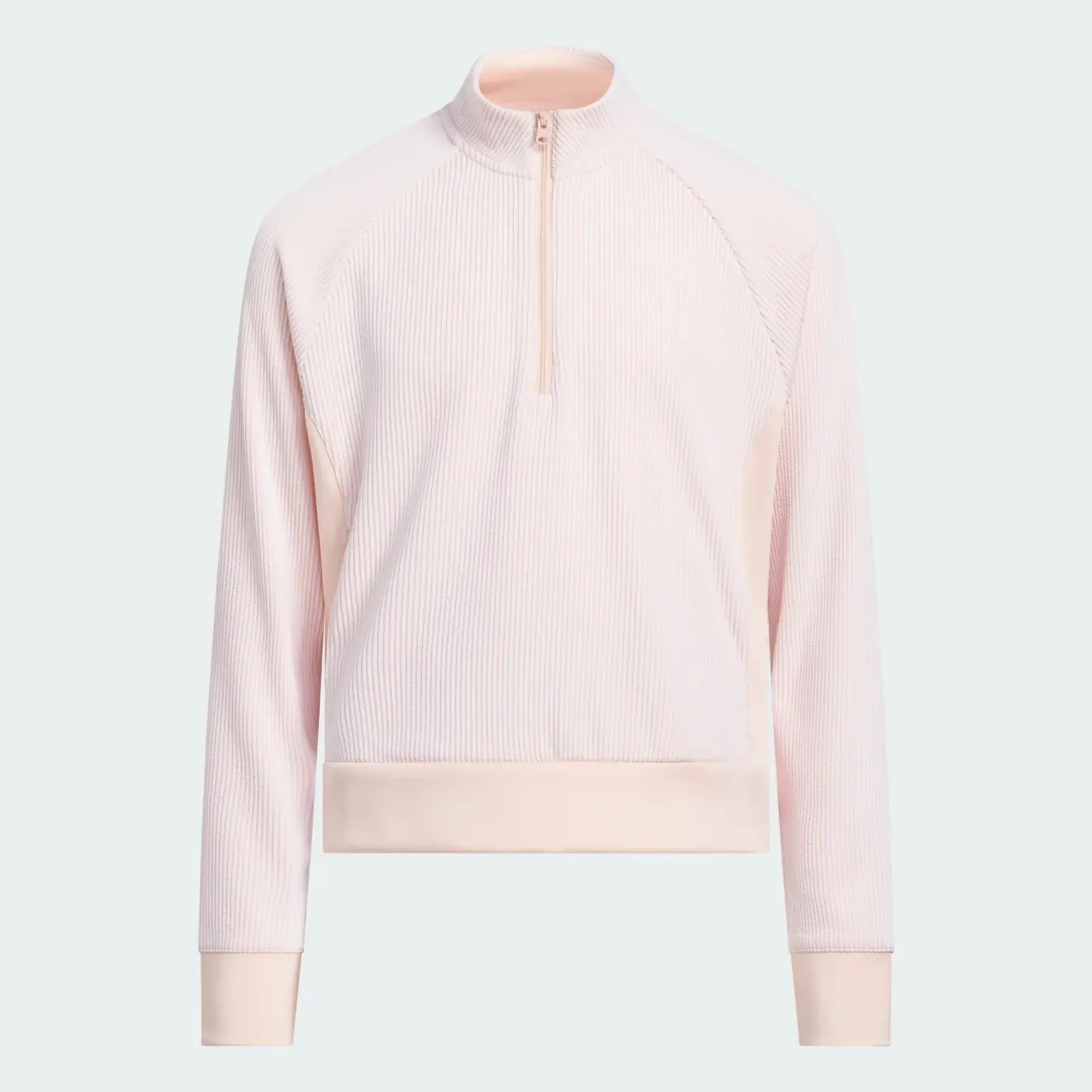 adidas GIRLS TEXTURED QUARTER ZIP Top