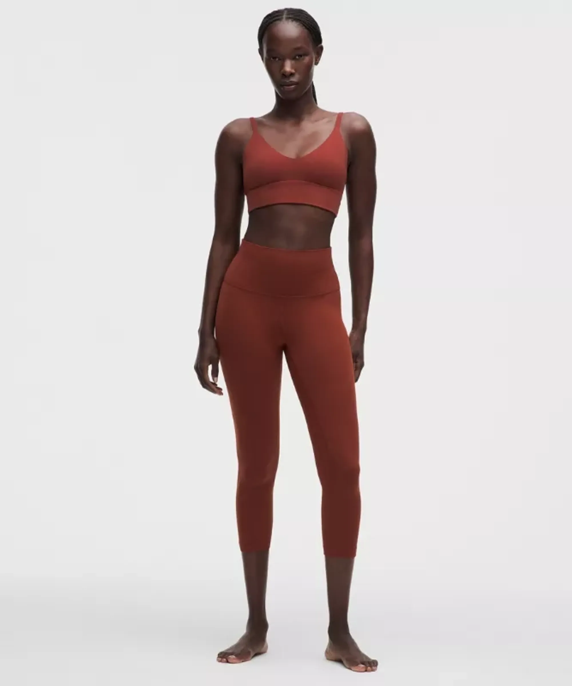 lululemon – Women's Align High-Rise Crop Leggings – 21" – Color Red – Size 4