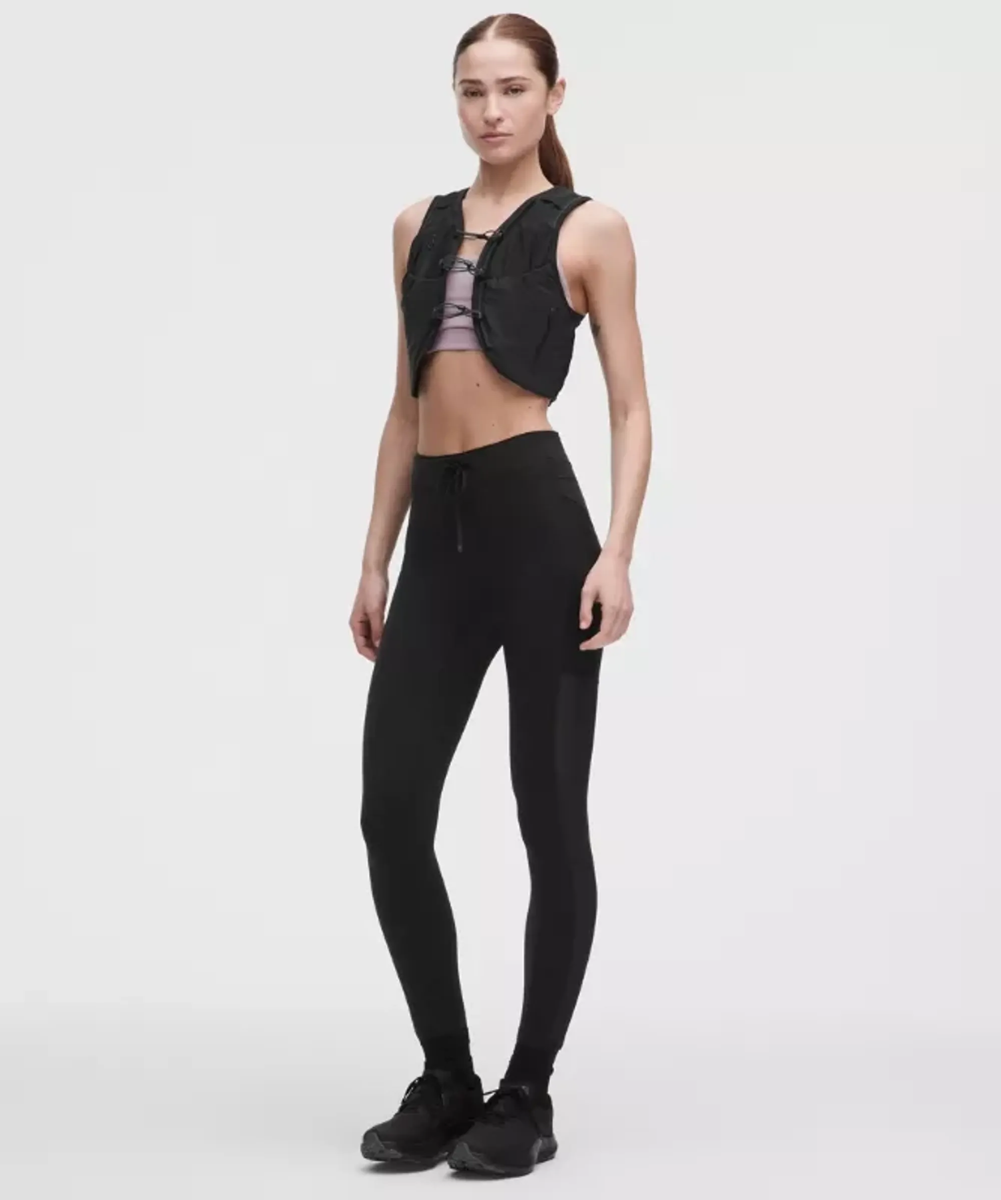 lululemon – Women's No Line High-Rise Running Tight Leggings – 25" – Color Black – Size 14