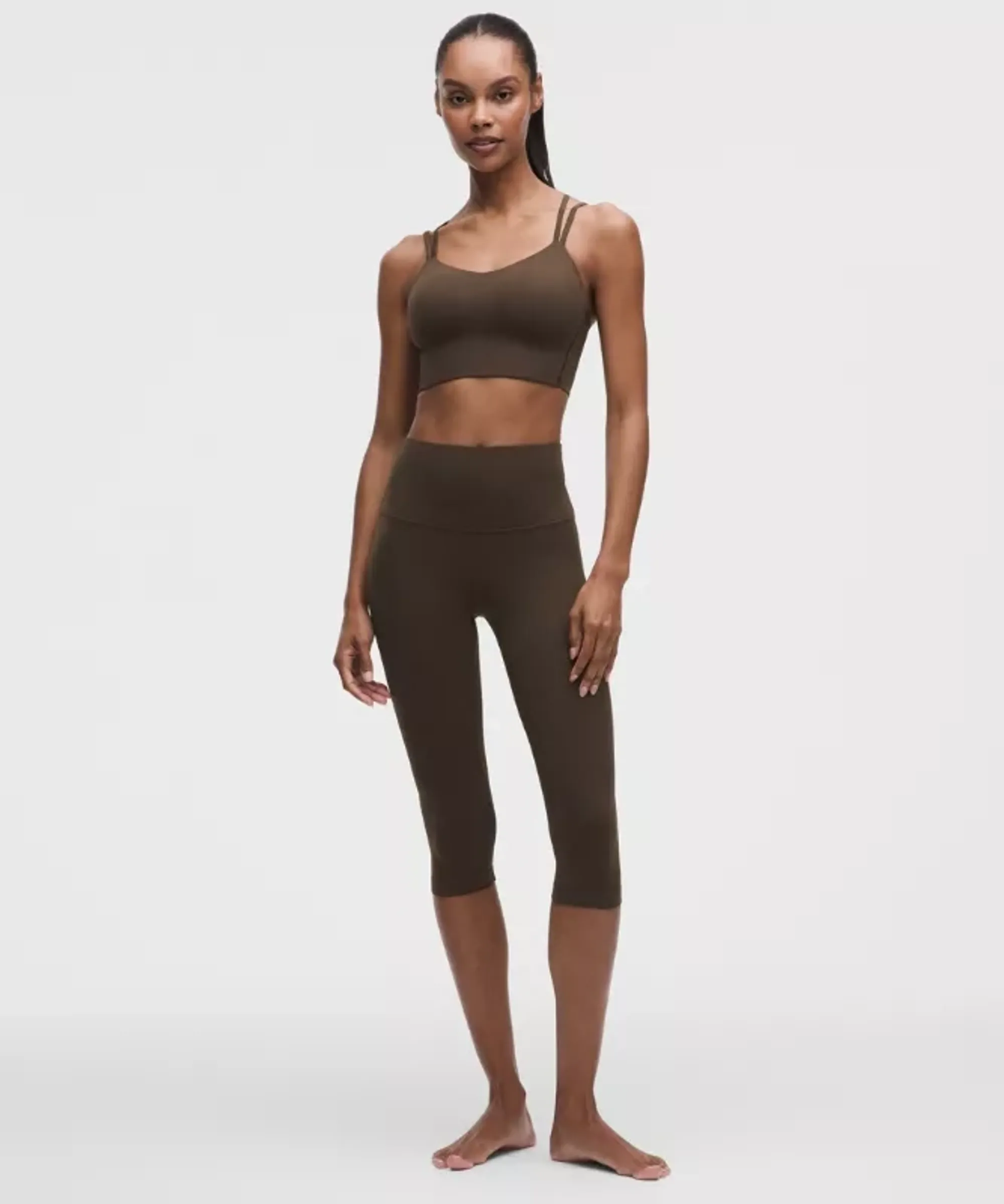 lululemon – Women's Align High-Rise Crop Leggings – 17" – Color Brown – Size 16