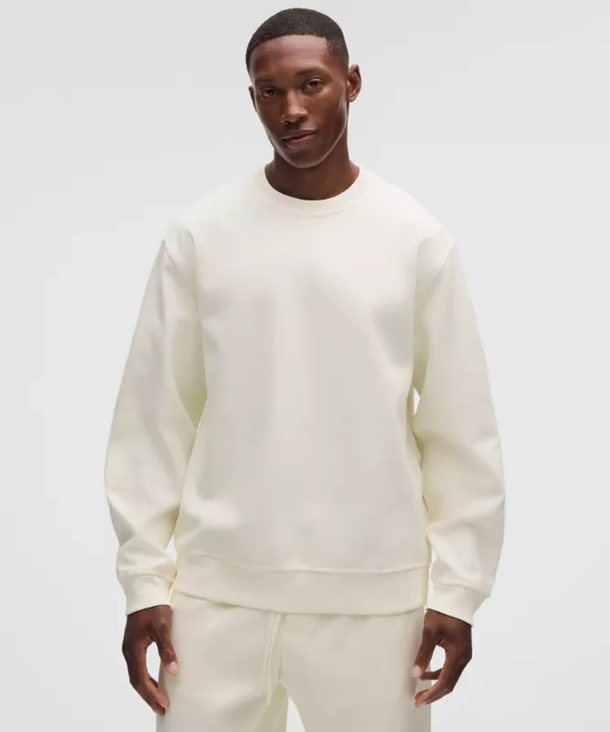 lululemon – Men's Grand Standard Long-Sleeve Crew Sweatshirt – Color White – Size Large