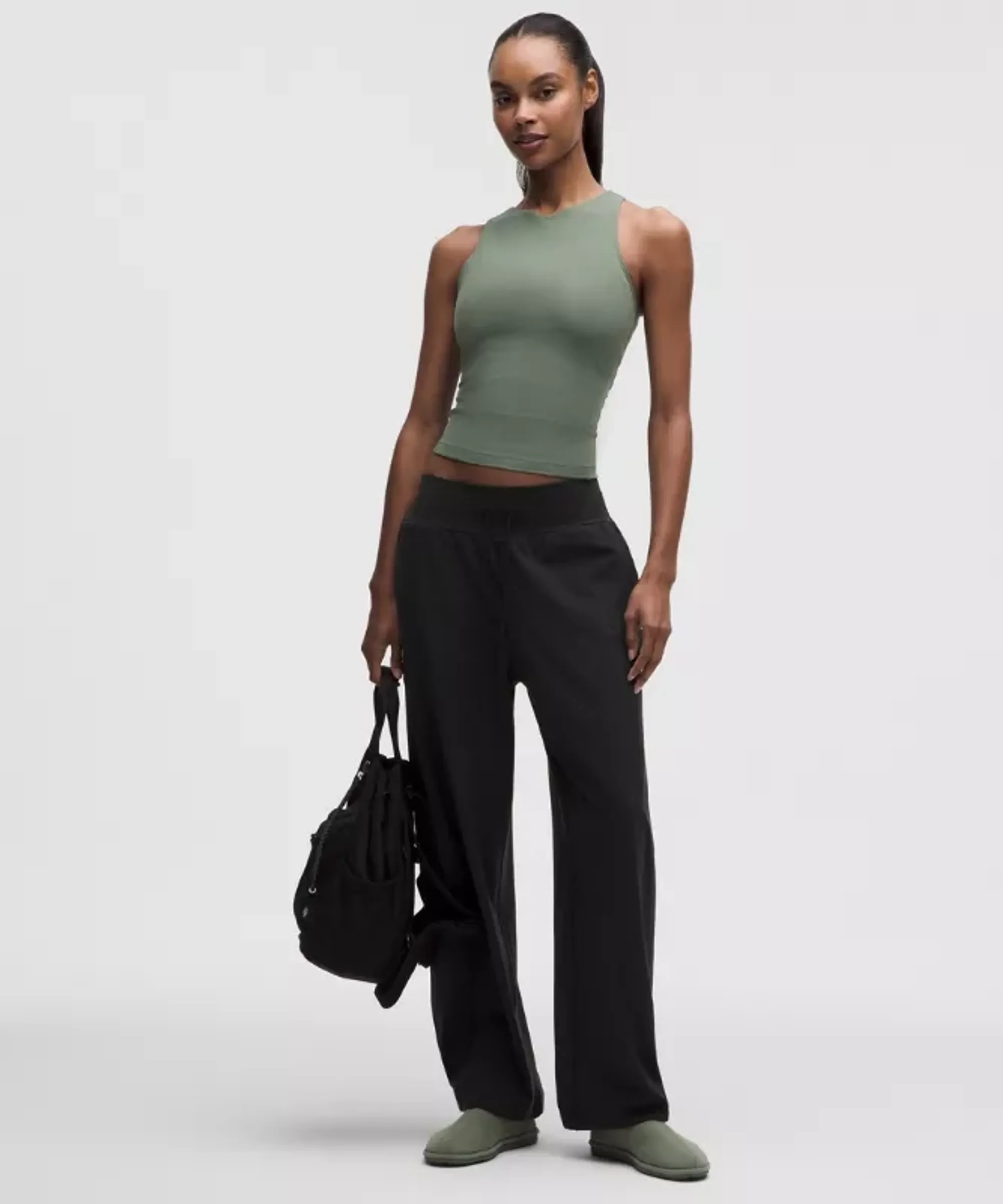 lululemon – Women's Groove Low-Rise Relaxed Cinch Pants Regular – Color Black – Size 10