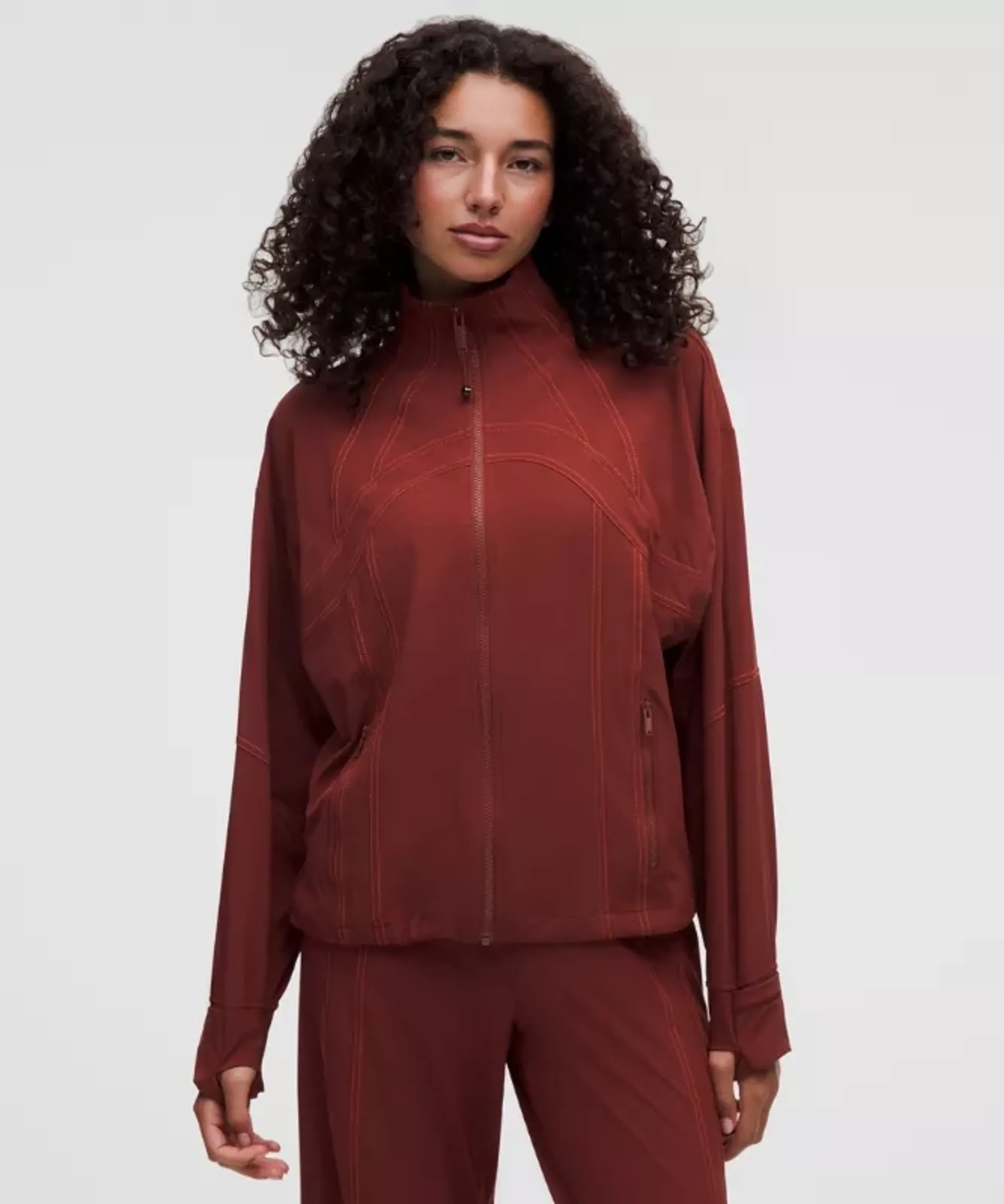 lululemon – Women's Define Oversized Jacket Swift – Color Red – Size 0