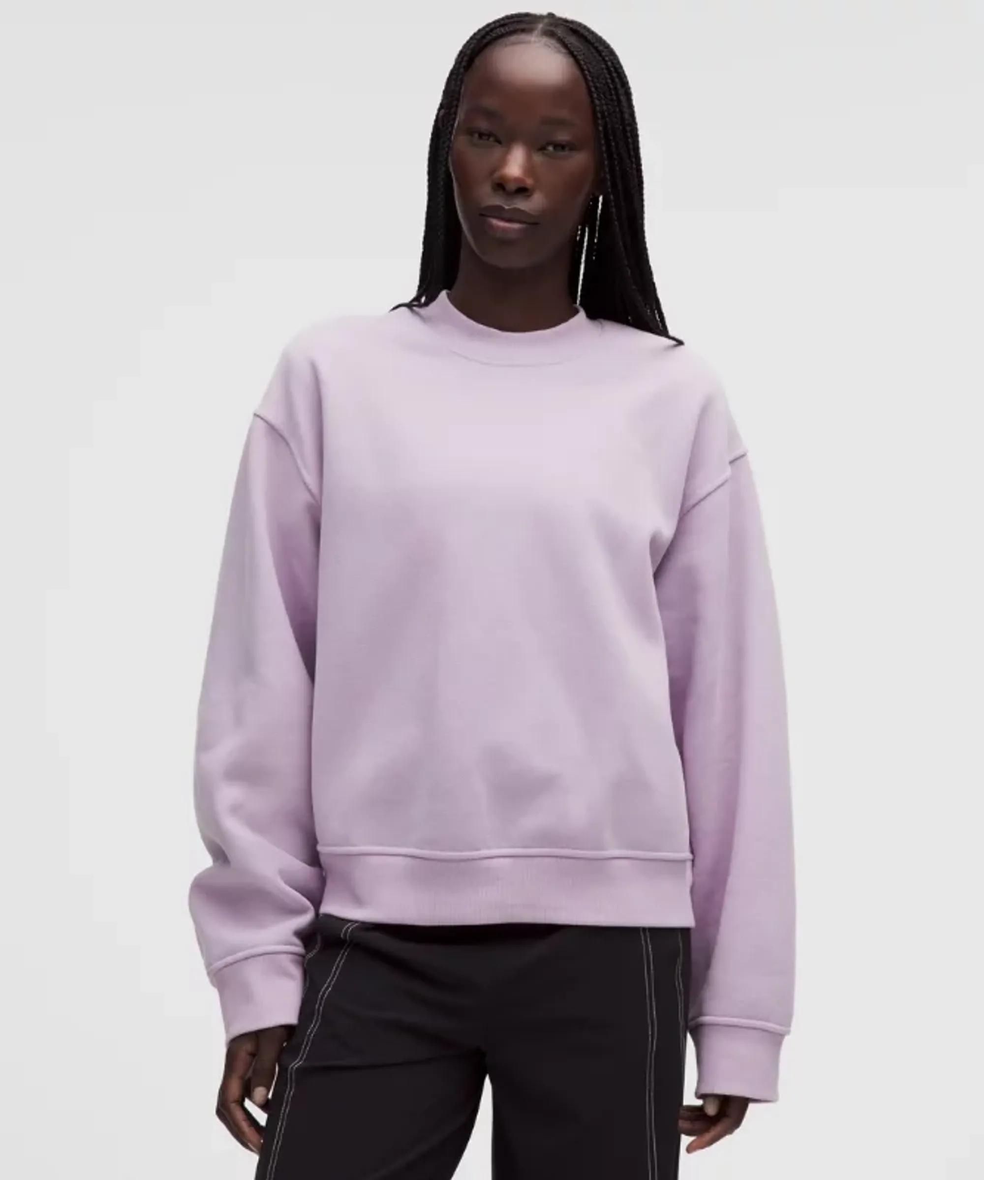 lululemon – Women's Steady State Crew Sweatshirt – Color Purple – Size Small