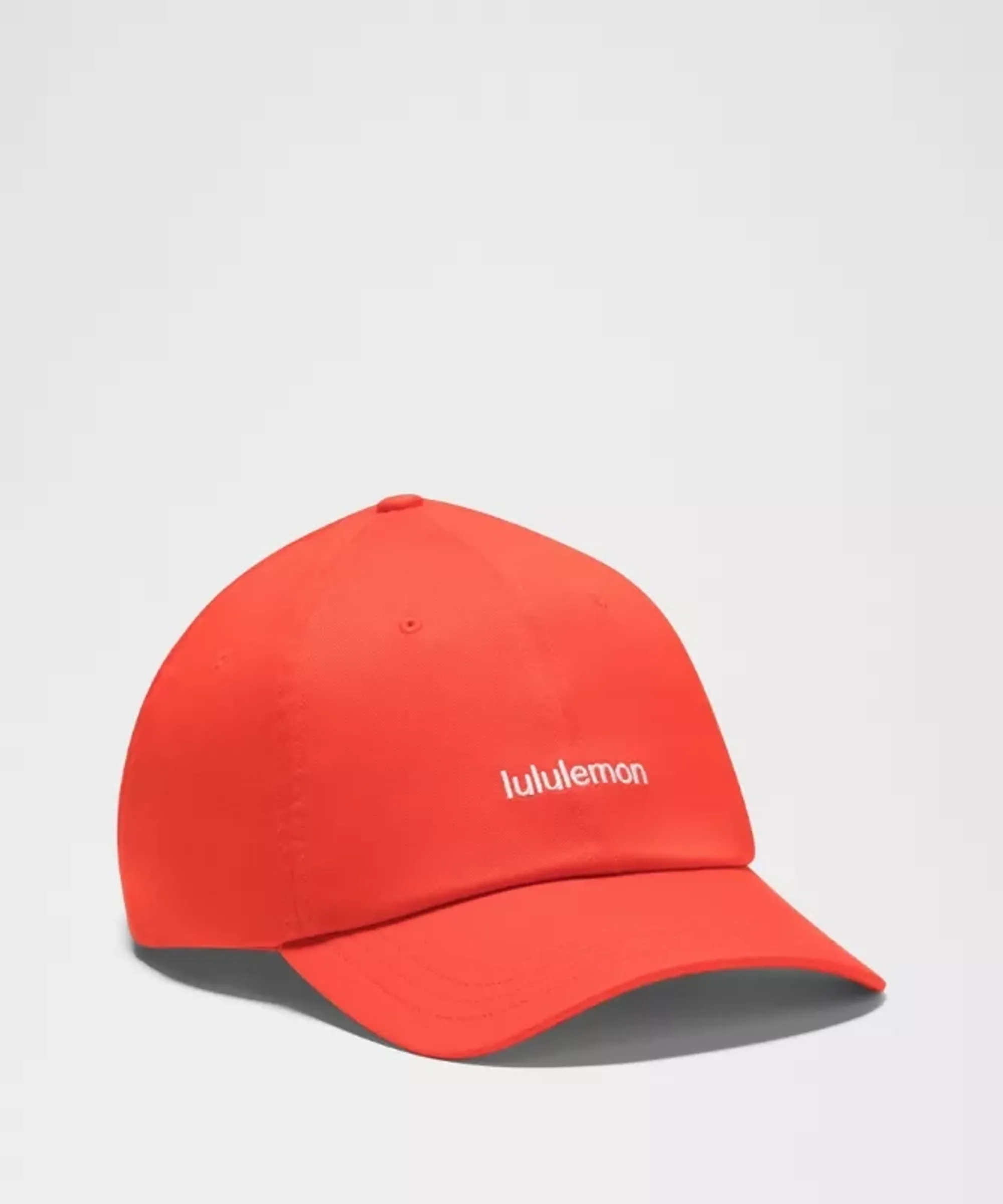 lululemon – Classic Ball Cap Wordmark – Color White/Red – Size Large/XL