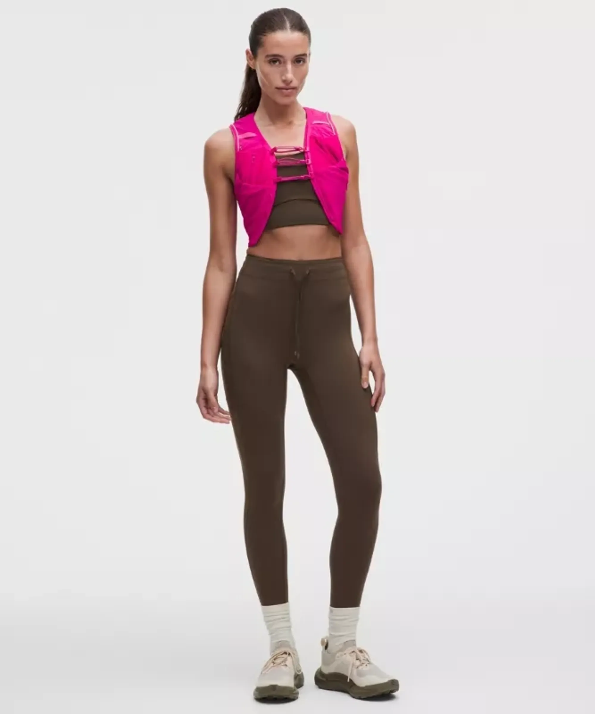 lululemon – Women's No Line High-Rise Running Tight Leggings – 25" – Color Brown – Size 2