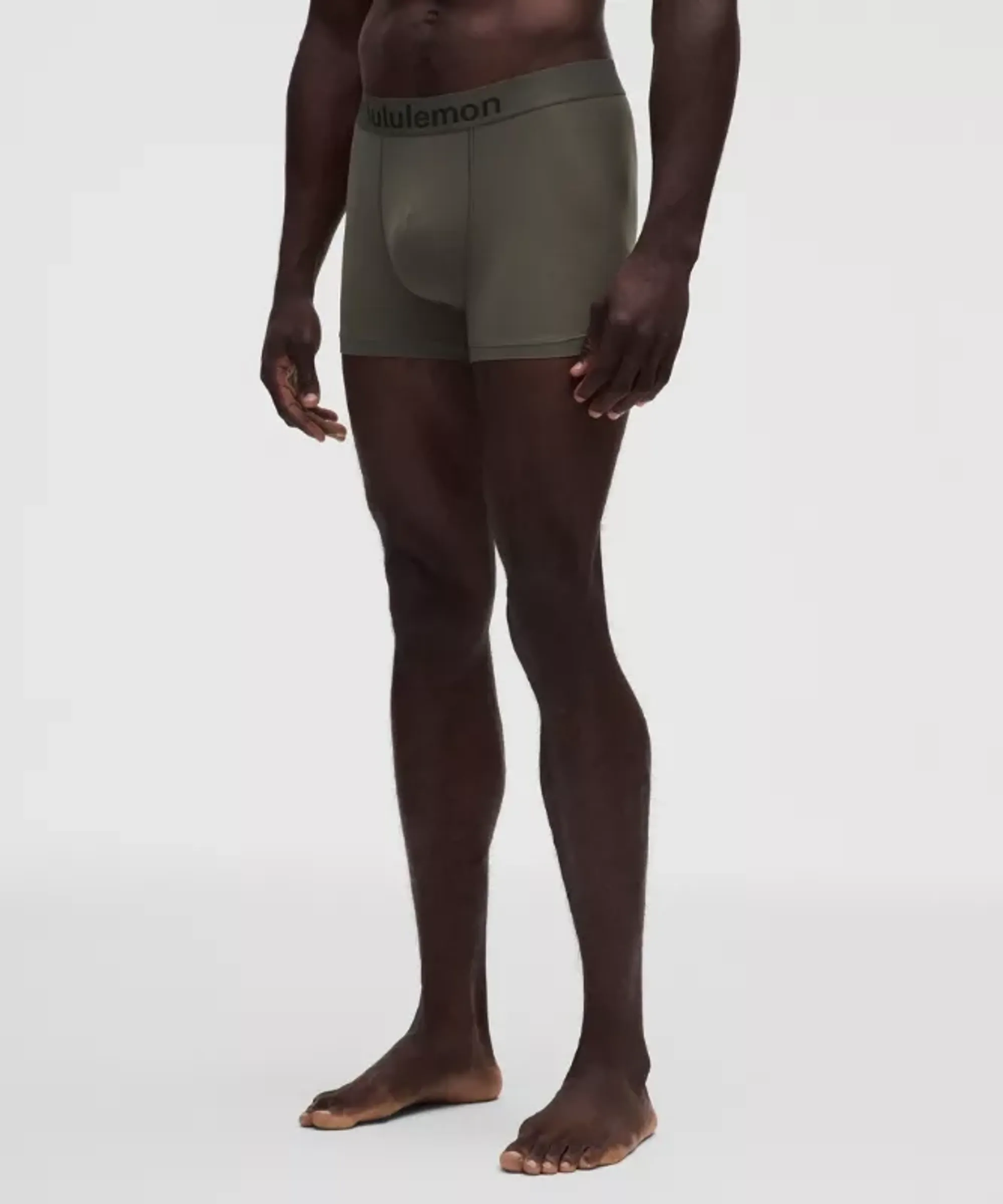 lululemon – Men's Soft Stretch Active Boxers Briefs – 3" – Color Green – Size Medium