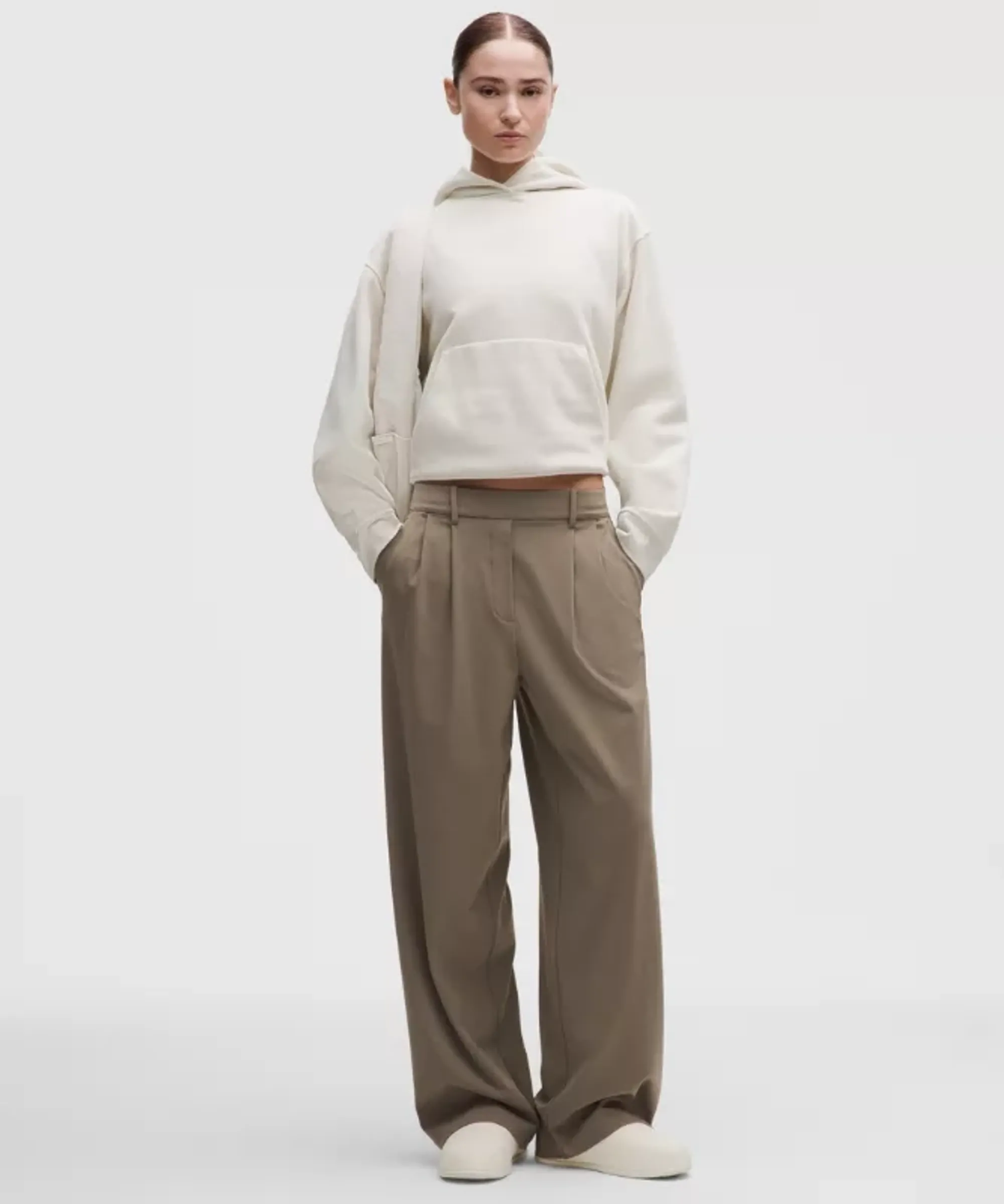 lululemon – Women's Daydrift High-Rise Wide-Leg Trousers Tall – Color Brown – Size XL