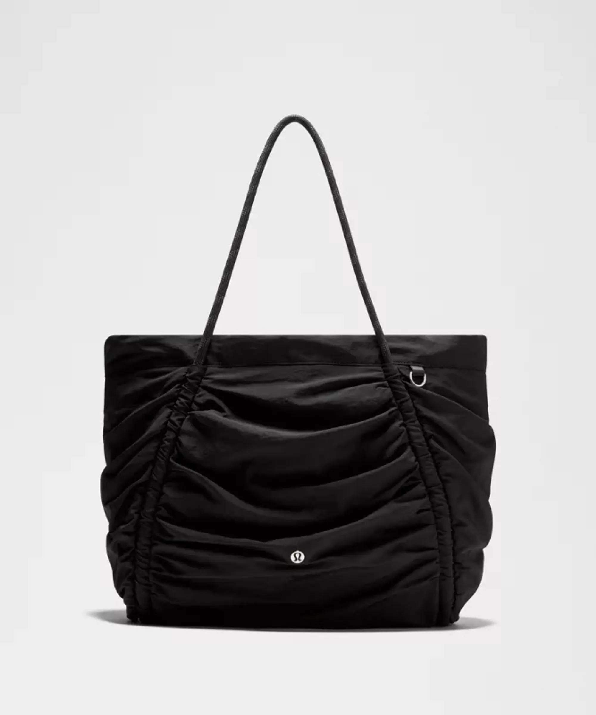lululemon – Ruched Tote Bag 24L – Color Black/Silver