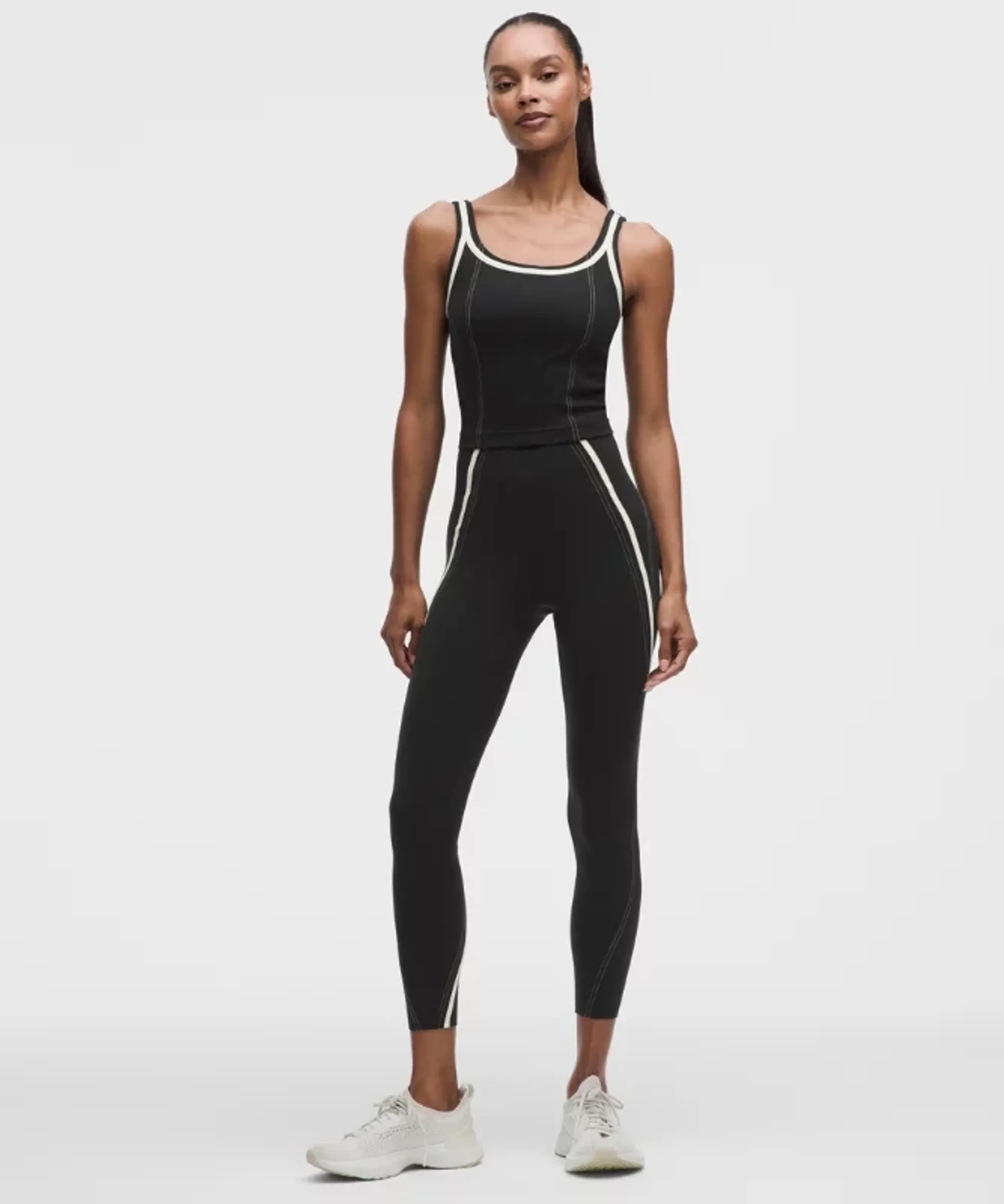 lululemon – Women's Glow Up Super-High-Rise Tight Leggings Pipe Detail – 25" – Color Black – Size 0