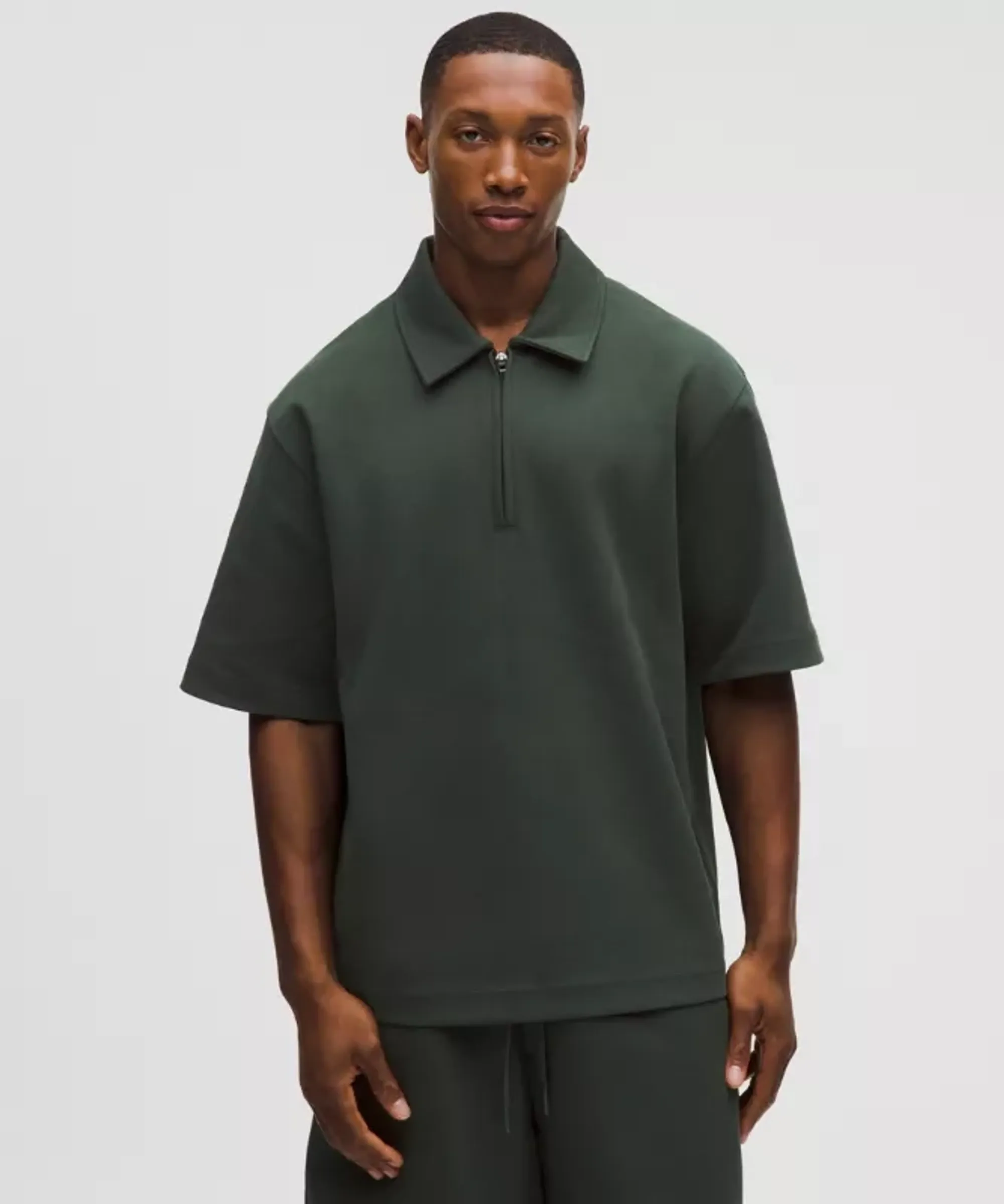 lululemon – Men's Grand Standard Short-Sleeve Polo – Color Green – Size 2XL