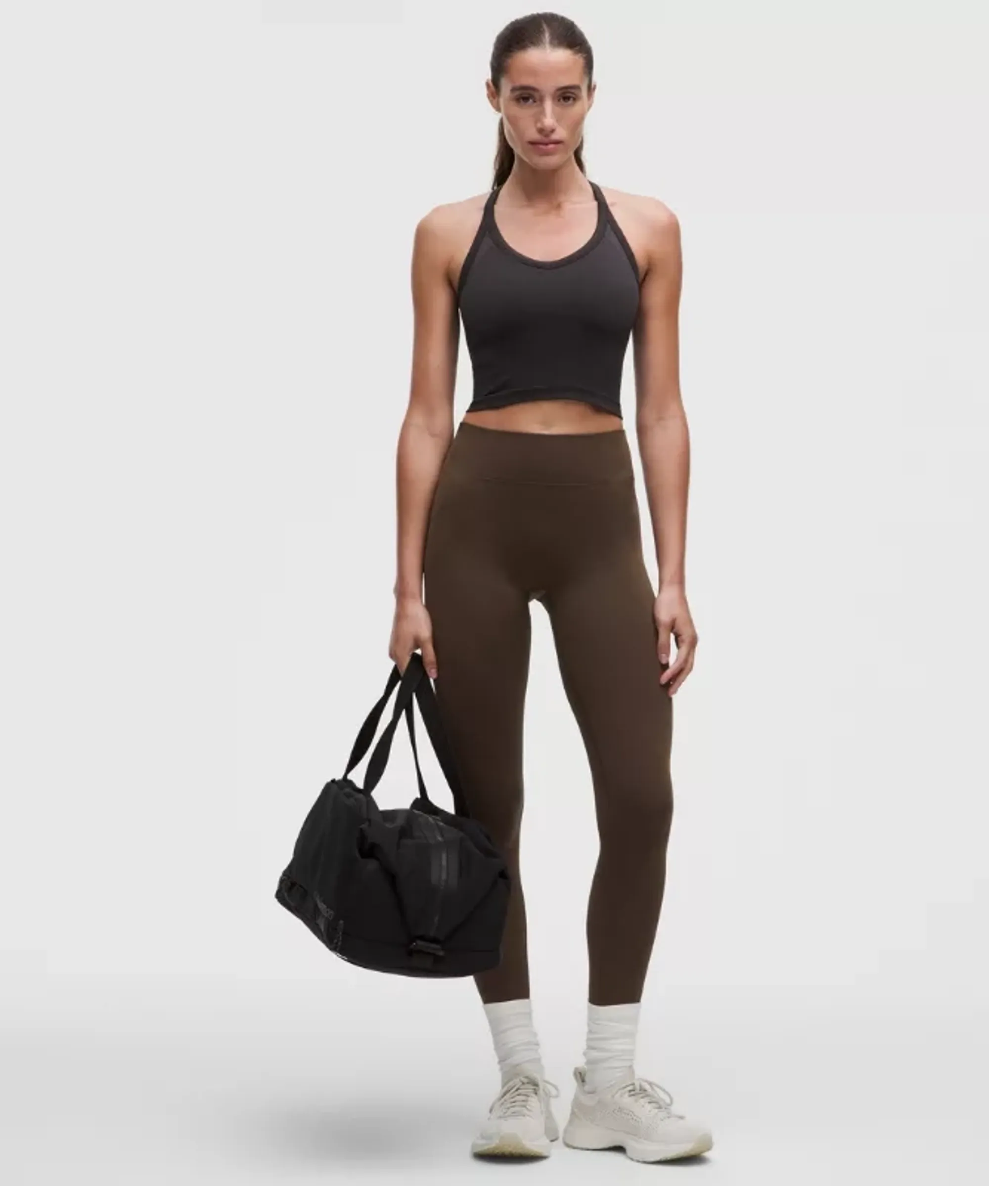 lululemon – Women's Get Low High-Rise Training Tight Leggings – 25" – Color Brown – Size 10