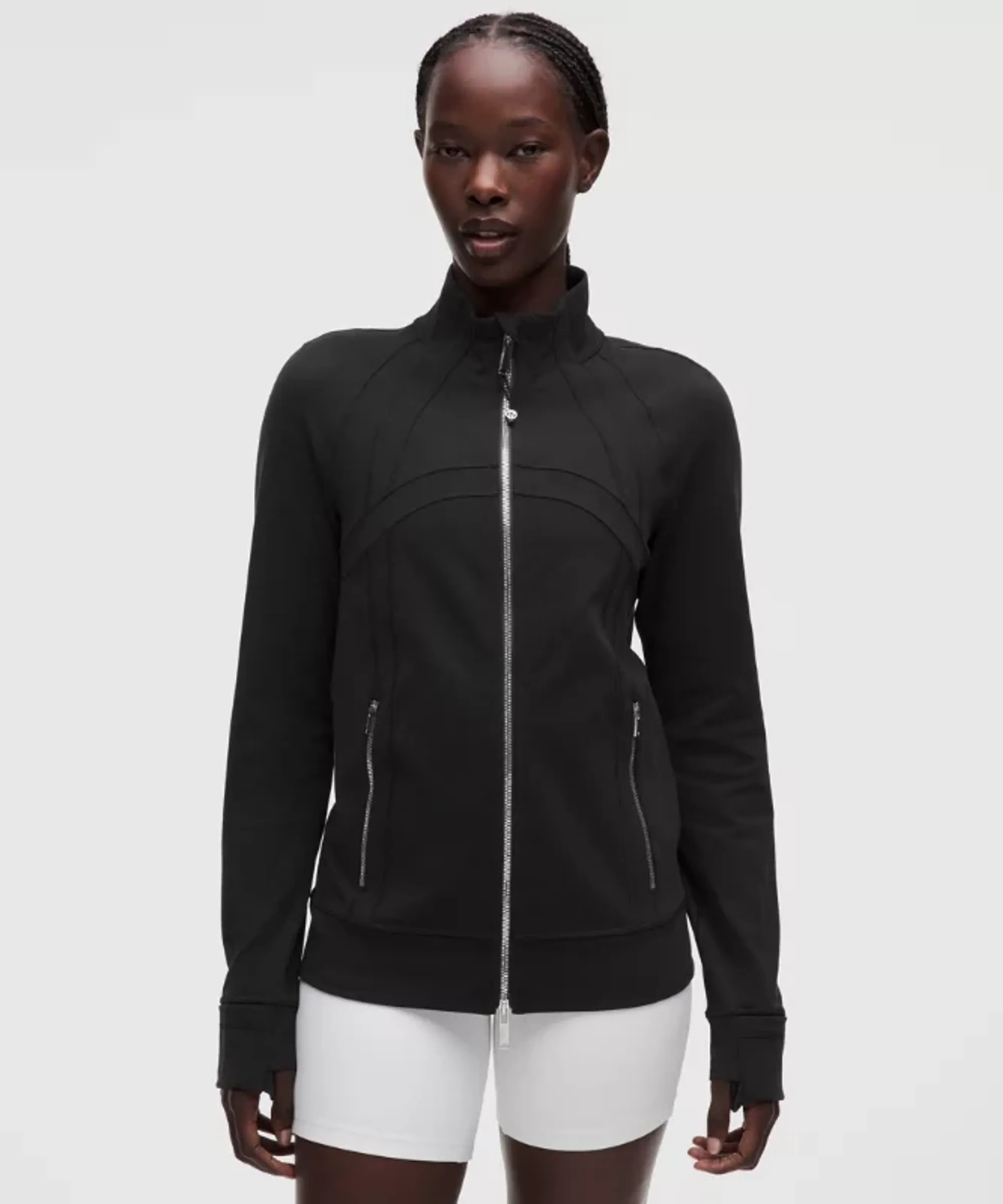 lululemon – Women's Define Track Jacket Luon – Color Black/Silver – Size 8