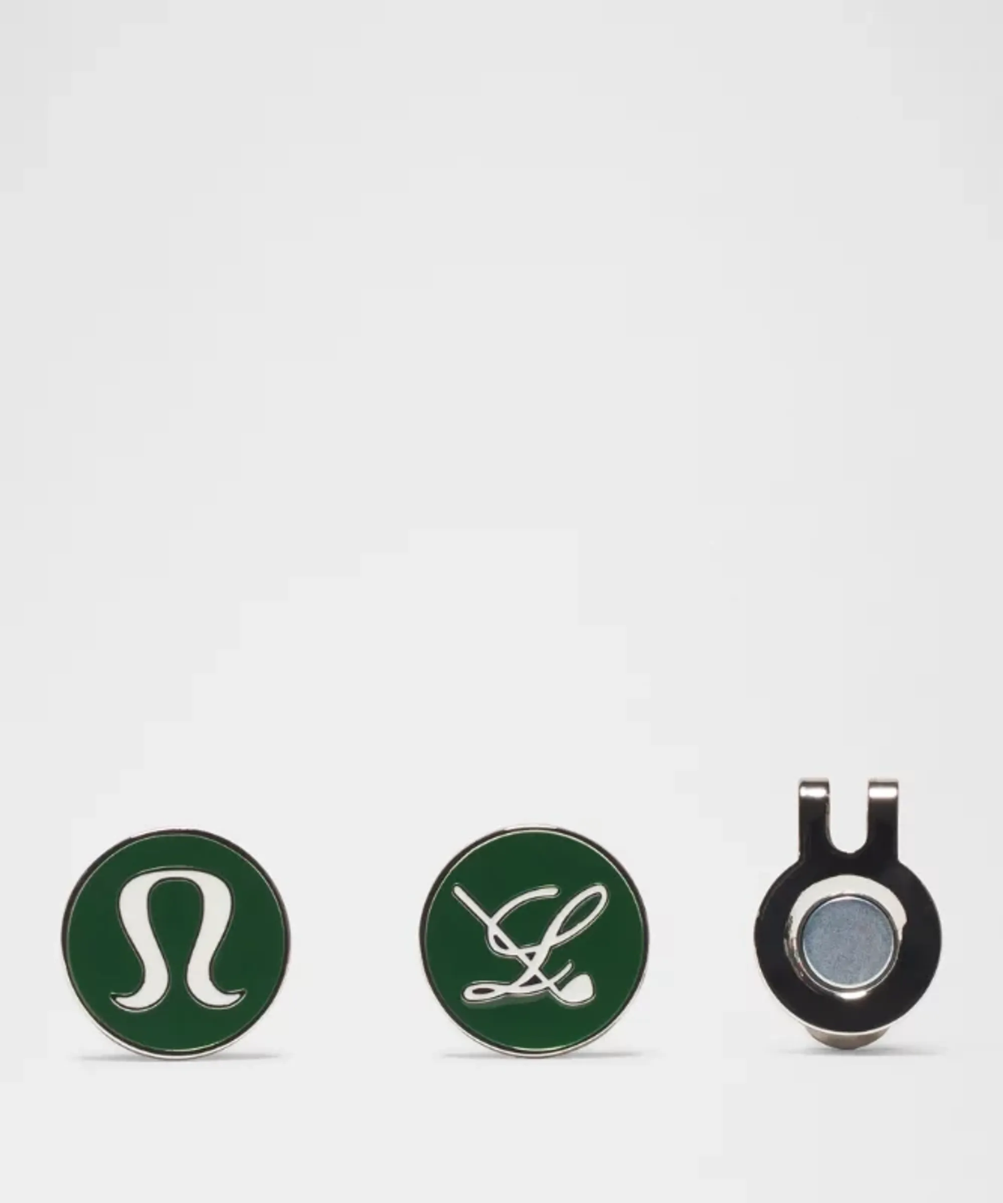 lululemon – Golf Ball Markers with Hat Clip 2 Pack – Color Green