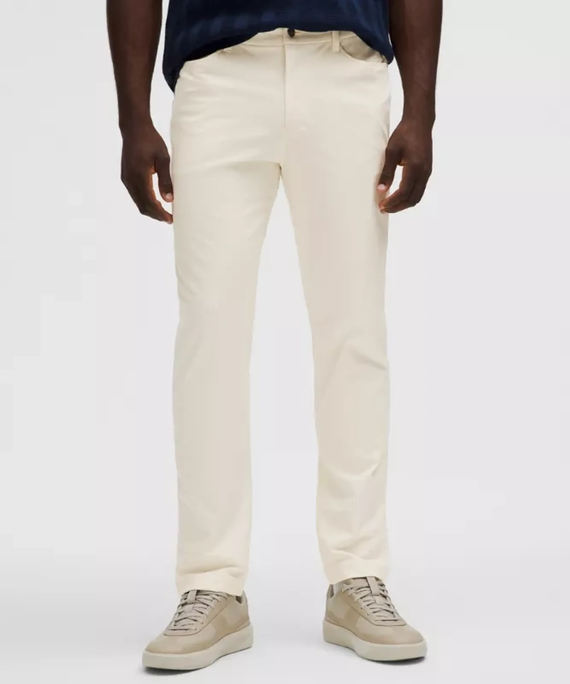 lululemon – Men's ABC Classic-Fit 5 Pocket Trousers 32L Warpstreme – Color White – Size 33