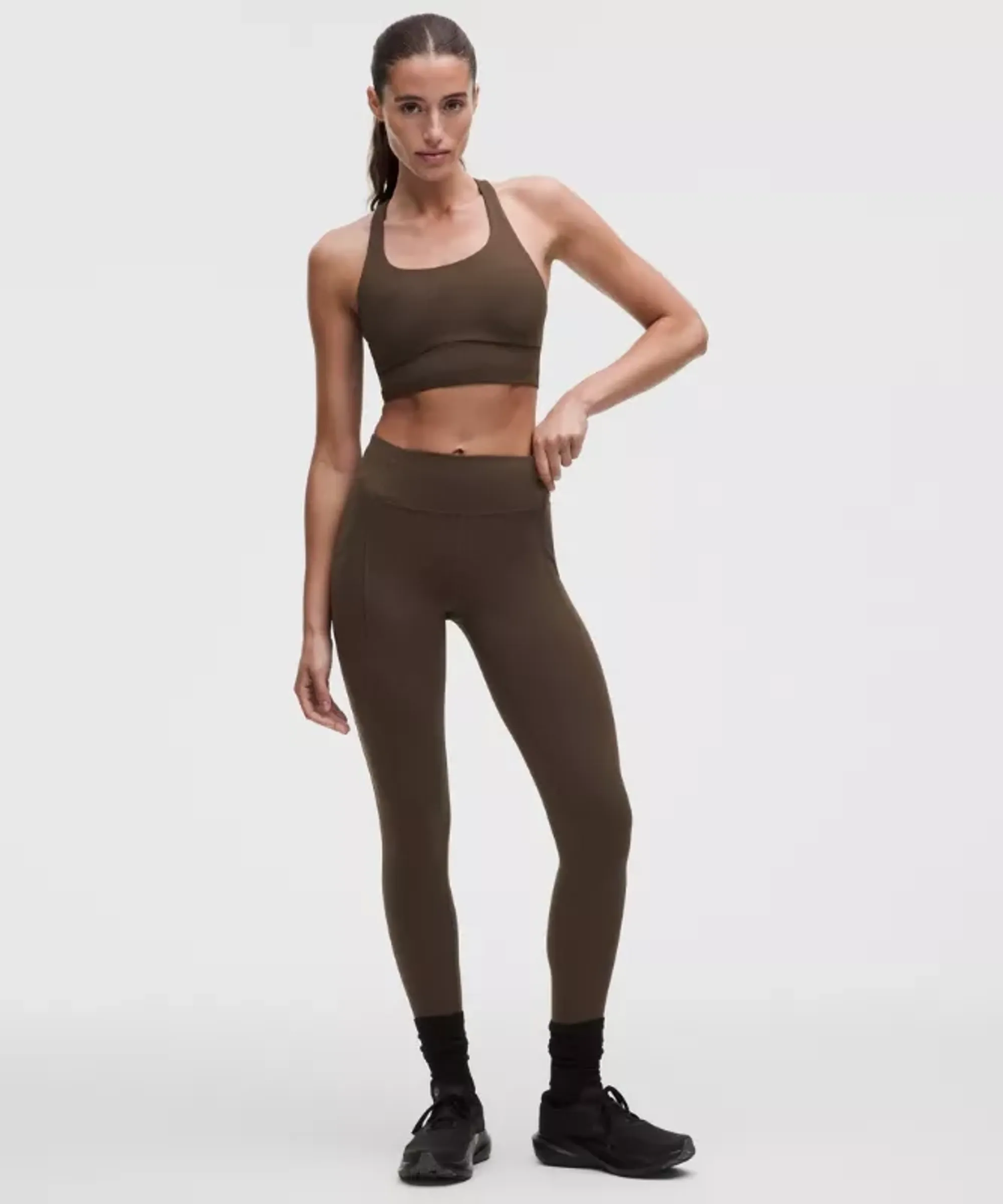 lululemon – Women's Swift Speed High-Rise Tight Leggings – 25" – Color Brown – Size 10
