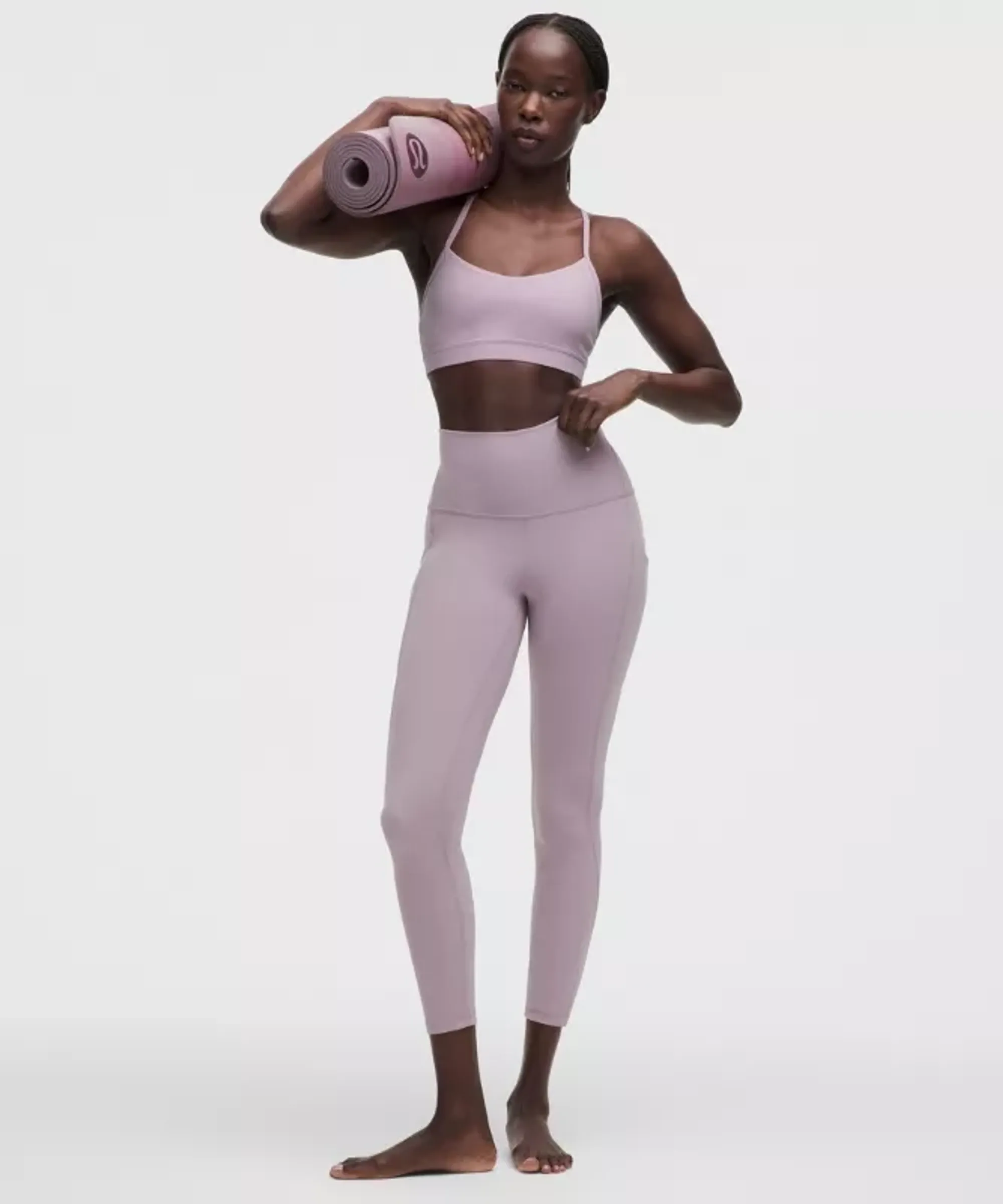 lululemon – Women's Align High-Rise Pants with Pockets – 25" – Color Purple/Pastel – Size 4