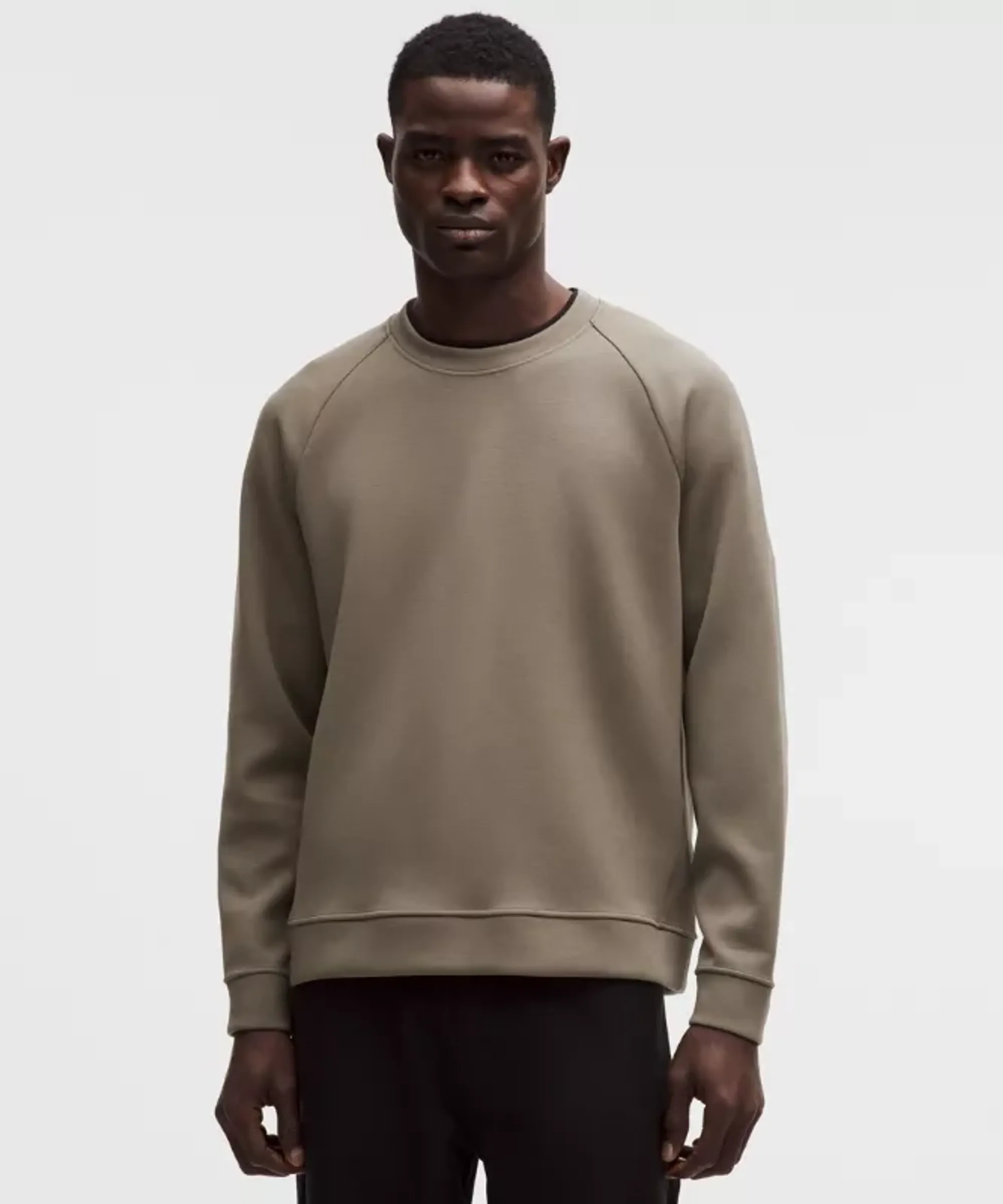 lululemon – Men's Smooth Spacer Classic-Fit Crew Sweatshirt – Color Brown – Size XS