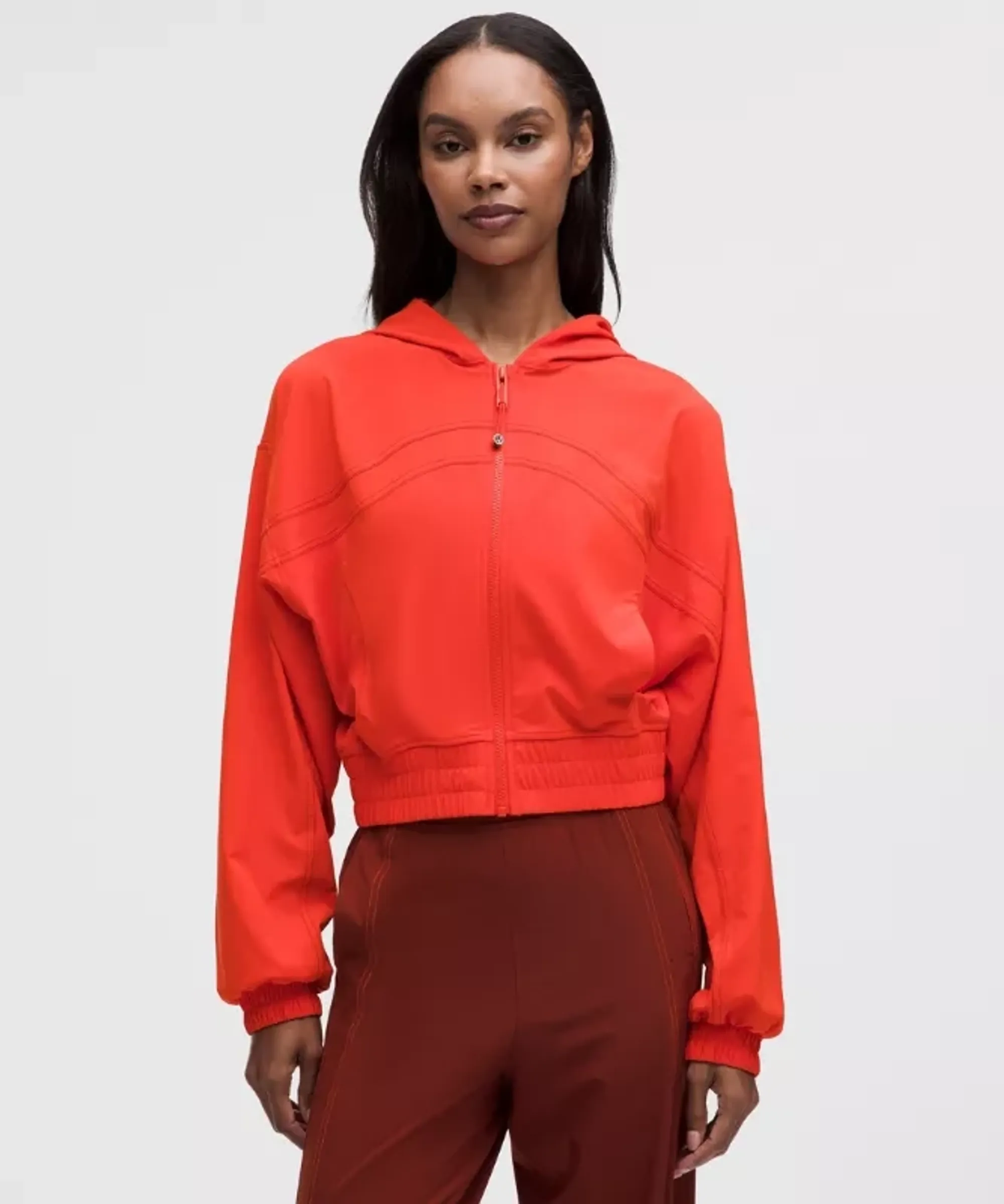 lululemon – Women's Define Hooded Track Jacket Swift – Color Red – Size 2