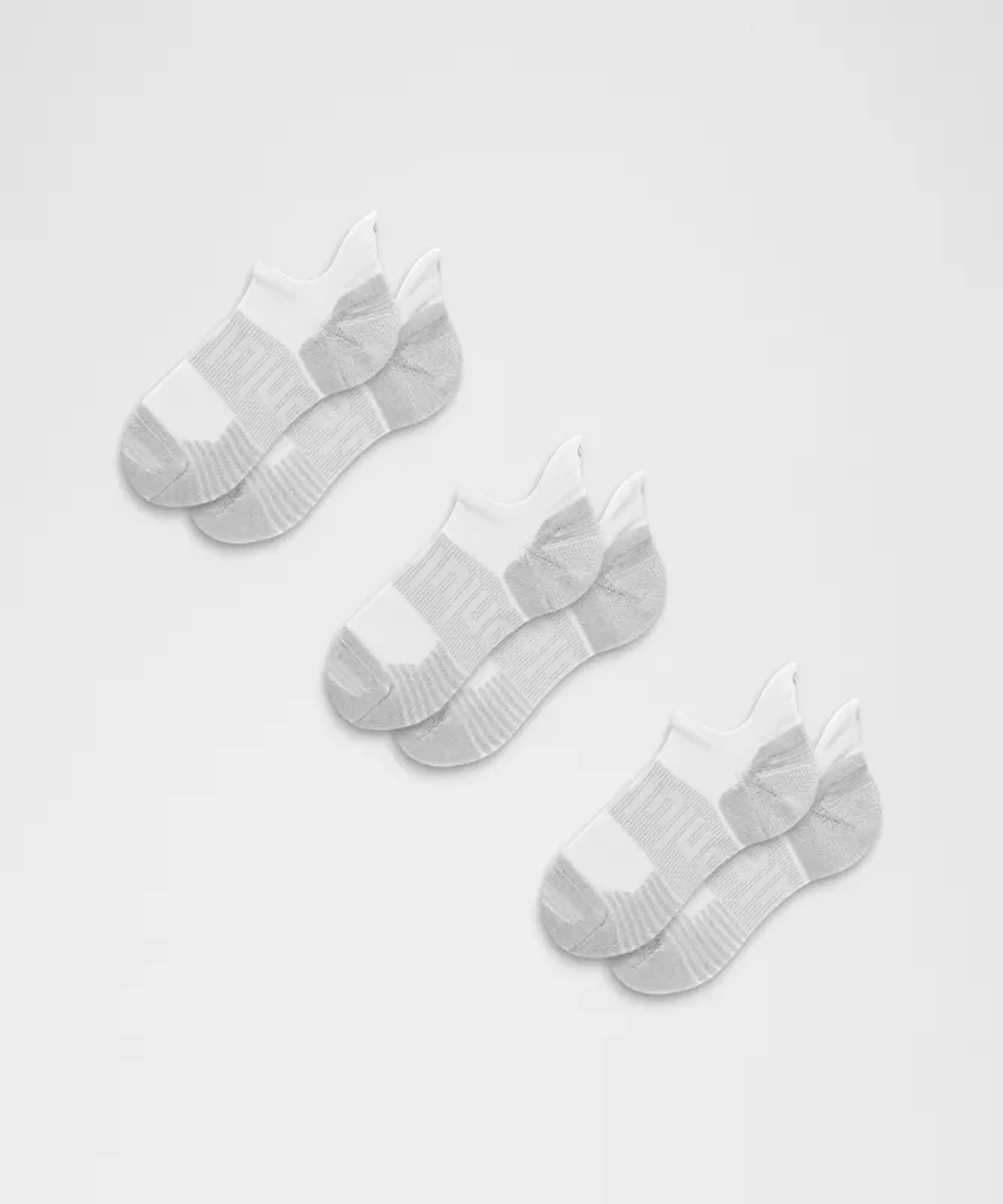 lululemon – Power Stride Cushion Tab Socks 3 Pack – Color White – Size Small