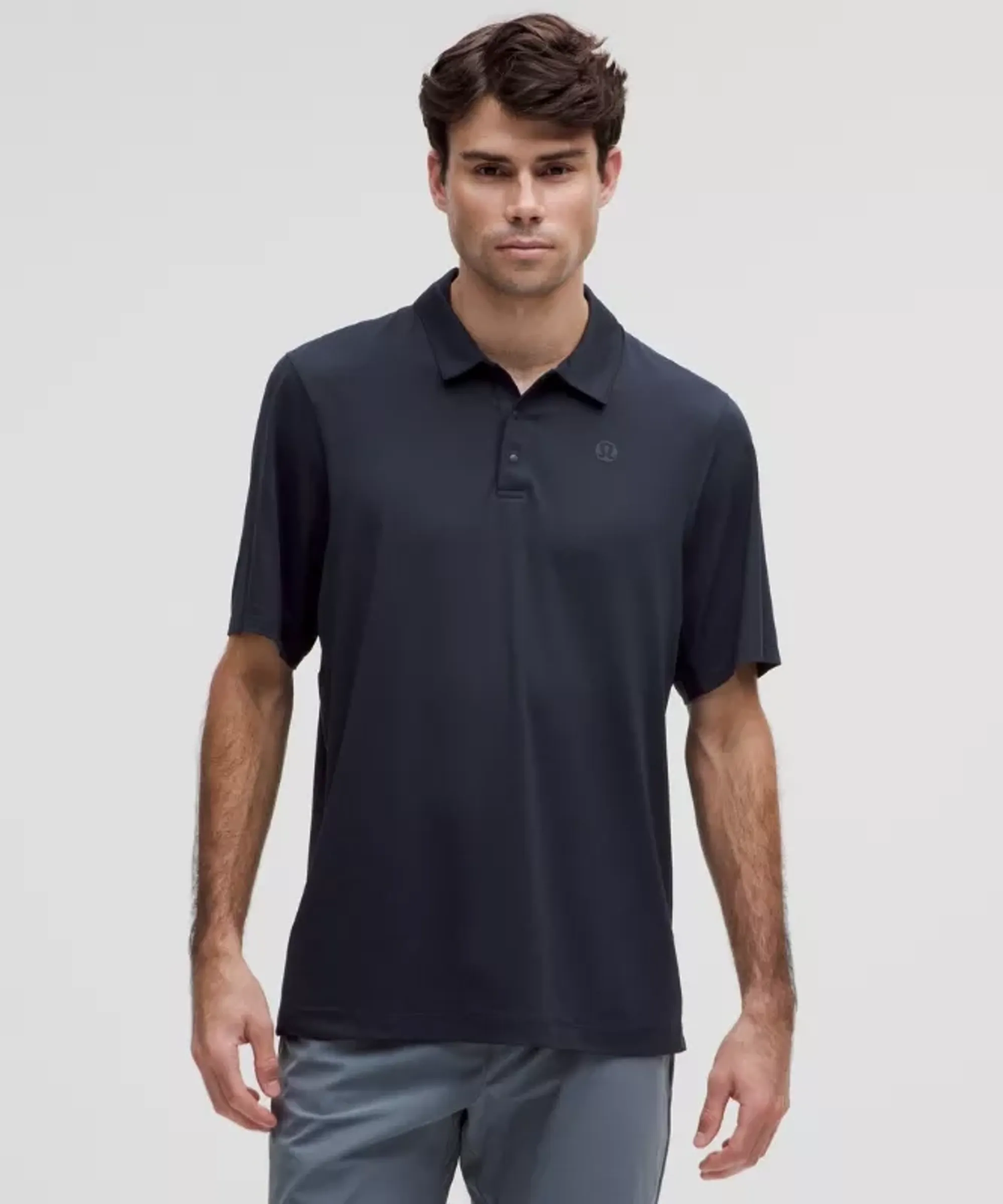 lululemon – Men's Logo Sport Polo Short-Sleeve – Color Blue – Size XS