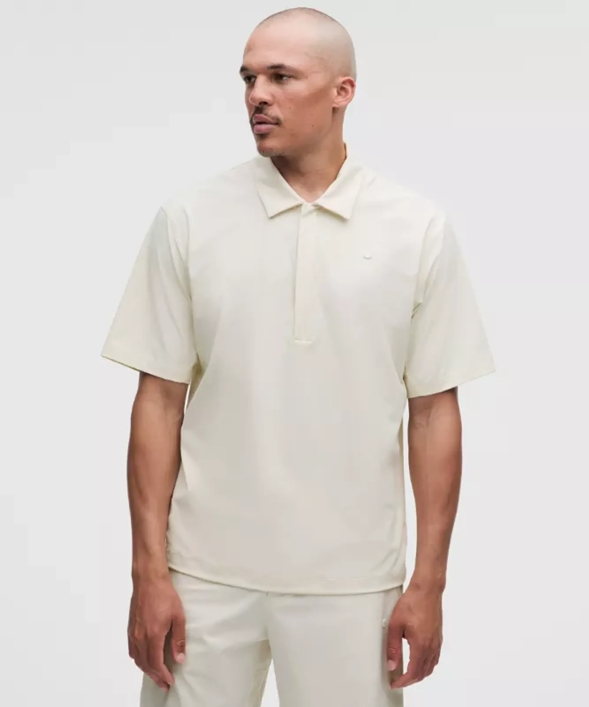 lululemon – Men's Water-Repellent Golf Pullover Graphic Top – Color White – Size Large