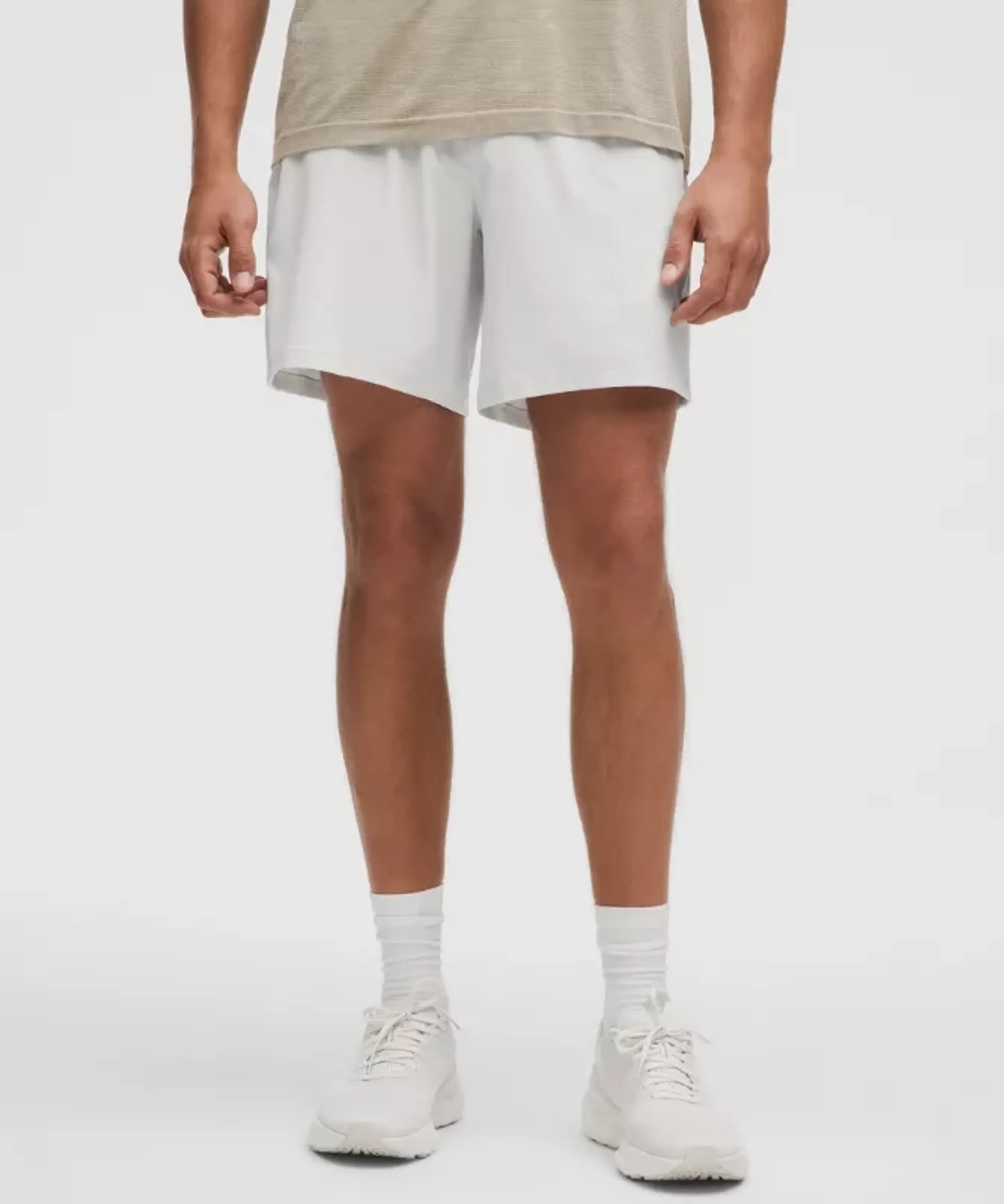 lululemon – Men's Pace Breaker Linerless Shorts – 7" – Color White – Size Large