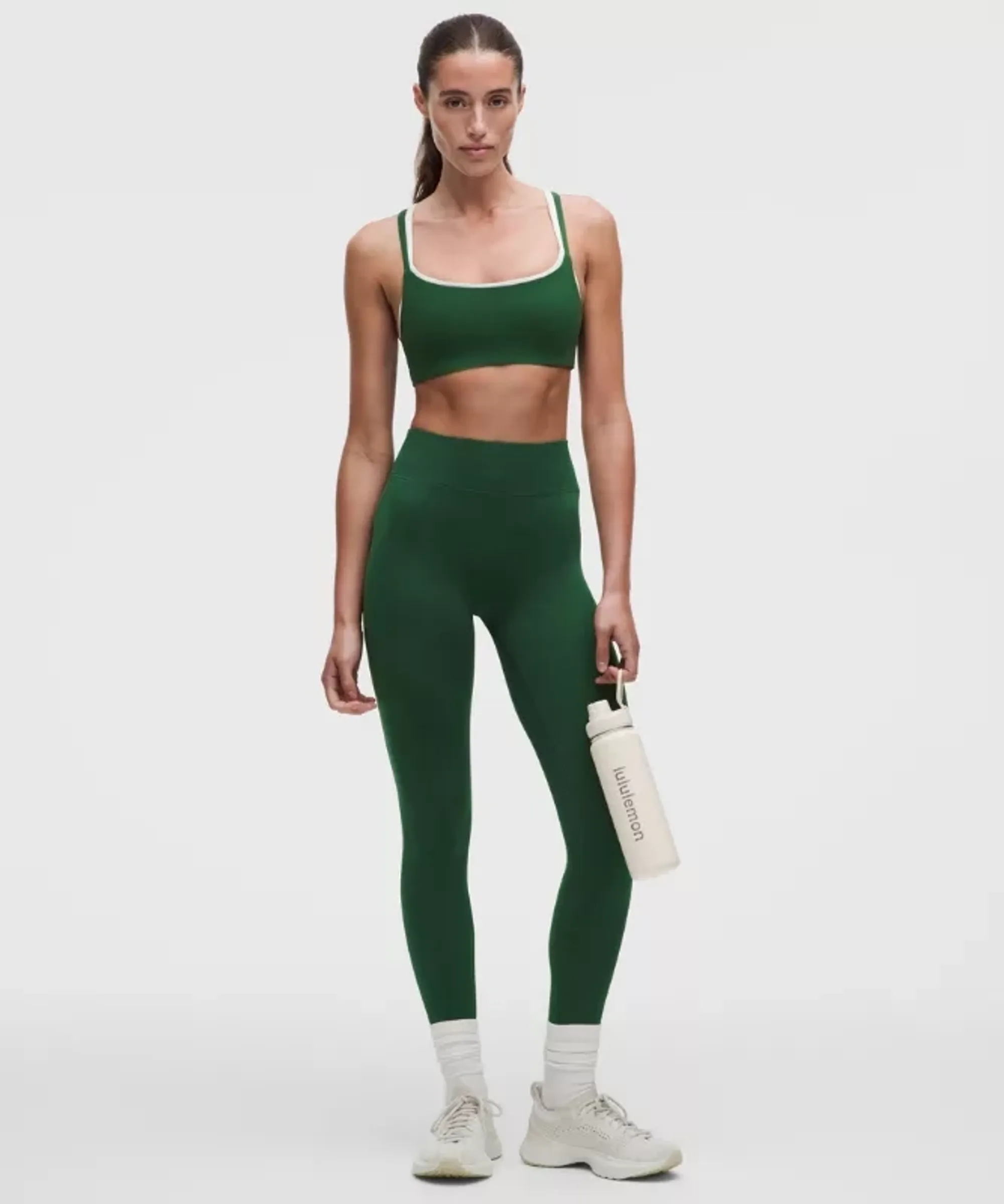 lululemon – Women's Get Low High-Rise Training Tight Leggings – 25" – Color Green – Size 12