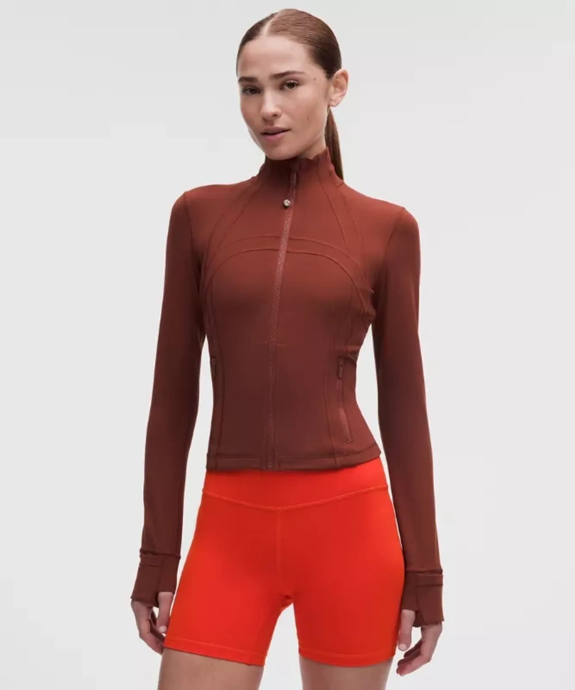 lululemon – Women's Define Cropped Jacket Nulu – Color Red – Size 8
